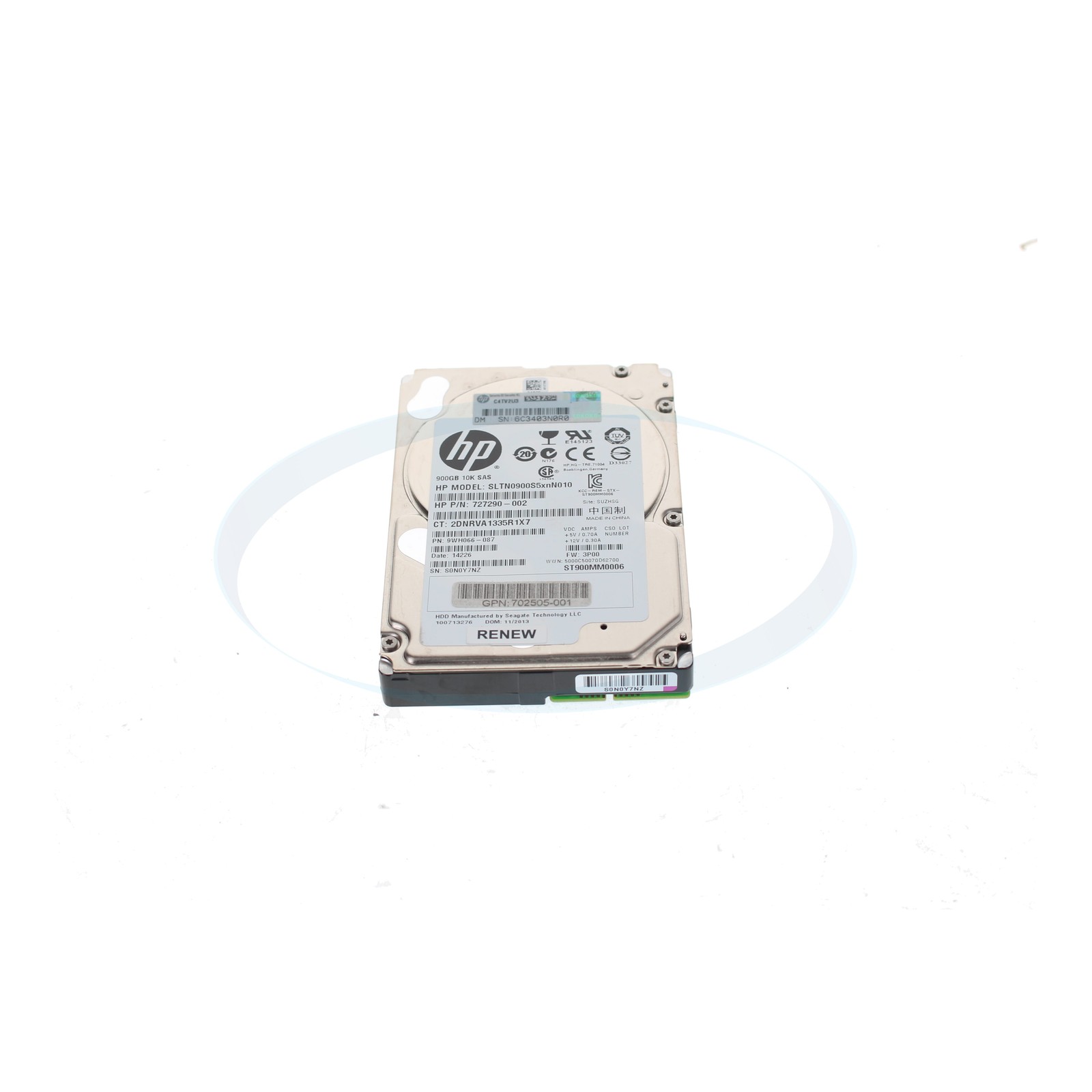 HP 727290-002 900GB SAS 10K 6G 2.5" Hard Drive