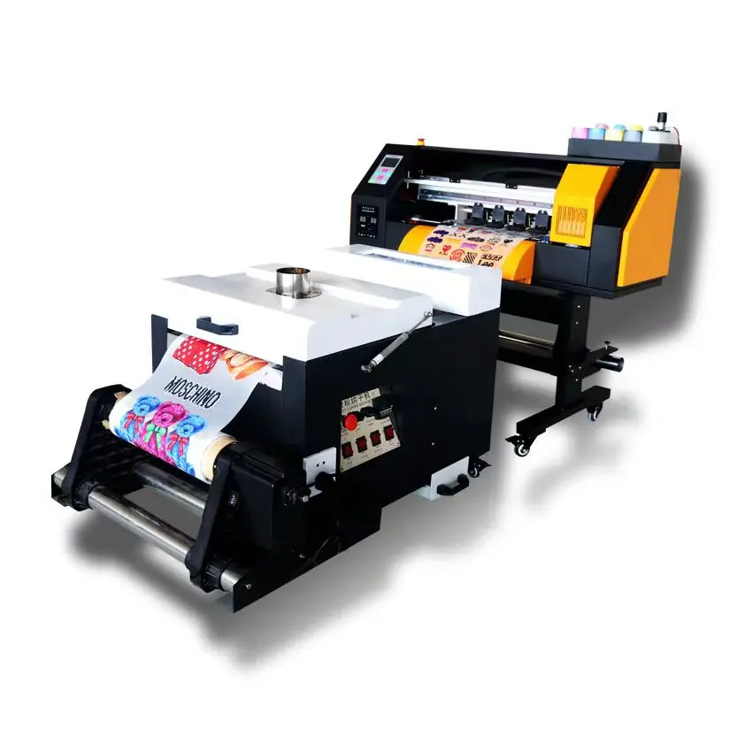 a3+ Dual XP600 13" Automatic DTF Printer White Ink  Automatic Cleaning System