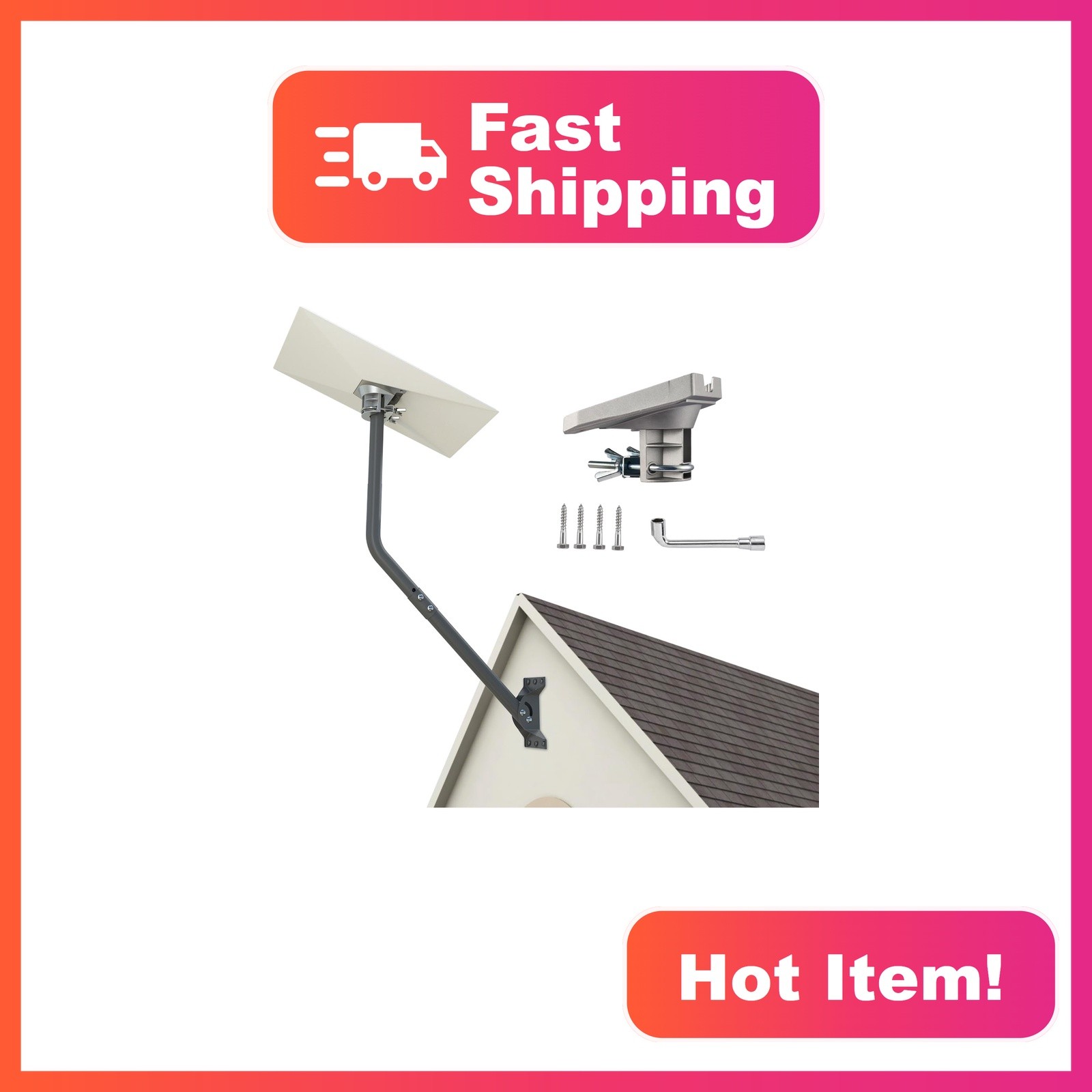cekay Starlink Standard Mount Kit 33.5 Inch Pole Adapter
