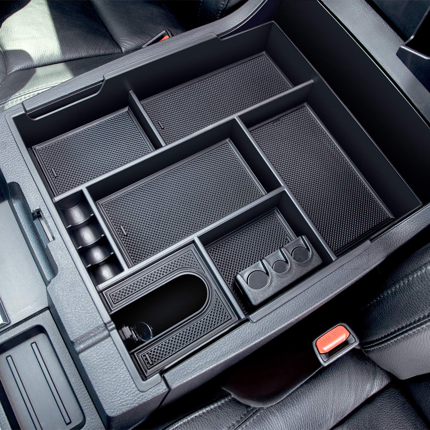 JDMCAR Center Console Organizer for Toyota Tundra Accessories 2014-2021