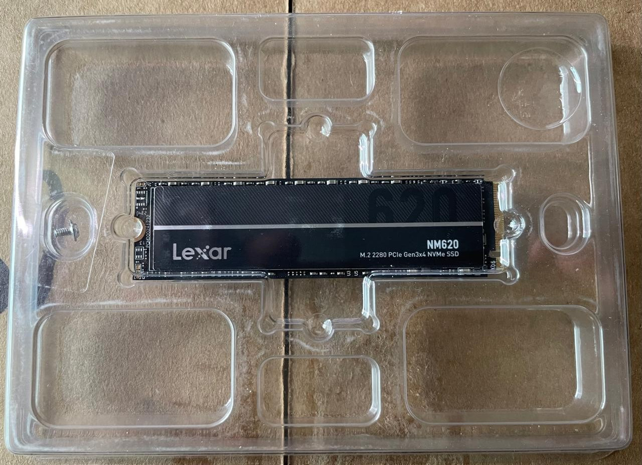Lexar NM620 512GB M.2 2280 PCIe Gen3x4 NVMe SSD Solid State Drive (New No Box)