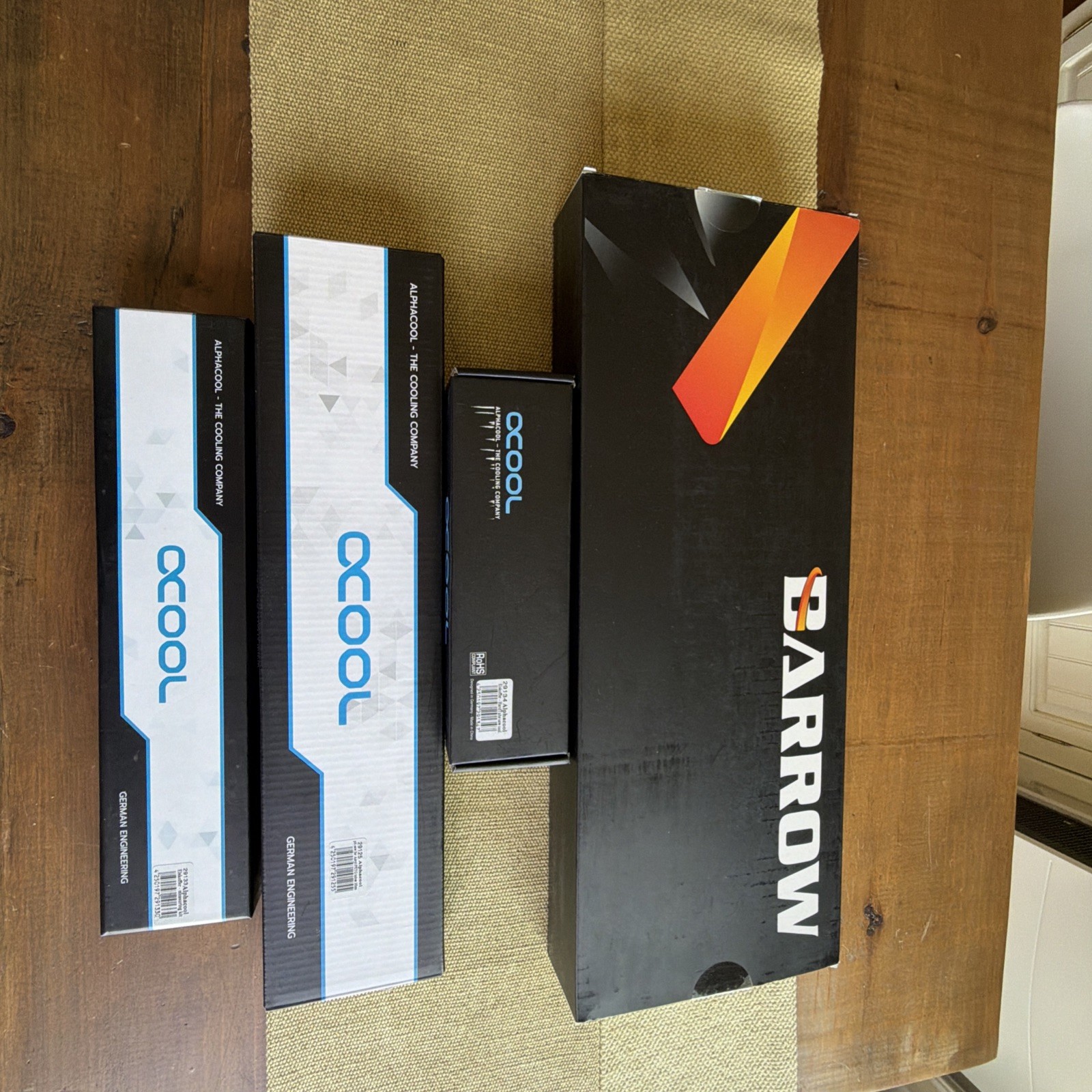 BARROW PRECISELY BENDS TUBES& ALPHACOOL MEASURING KIT AND TOOLS