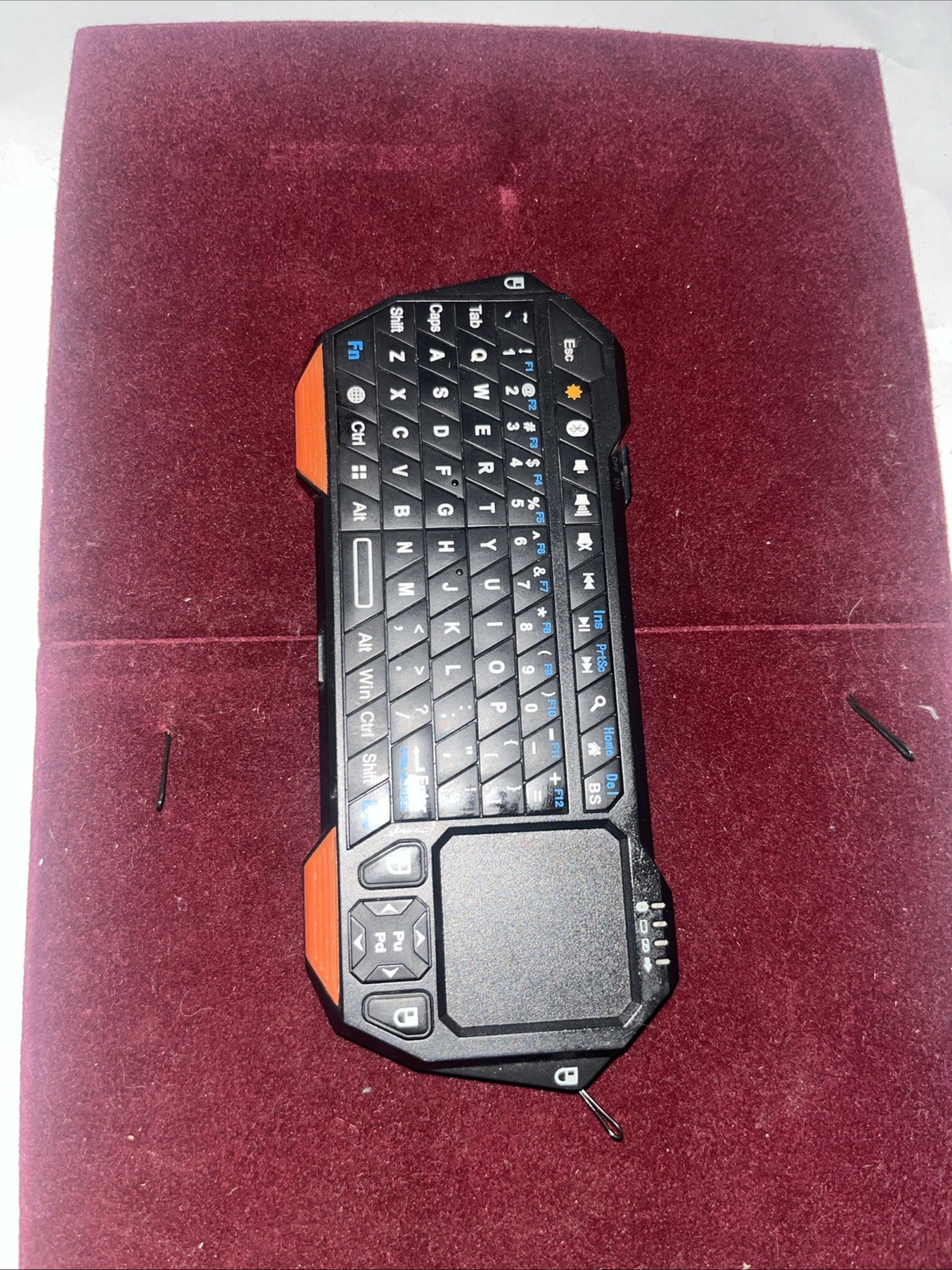 30ft Range Mini Wireless Bluetooth Keyboard w/ Touchpad for PS4 PC VR