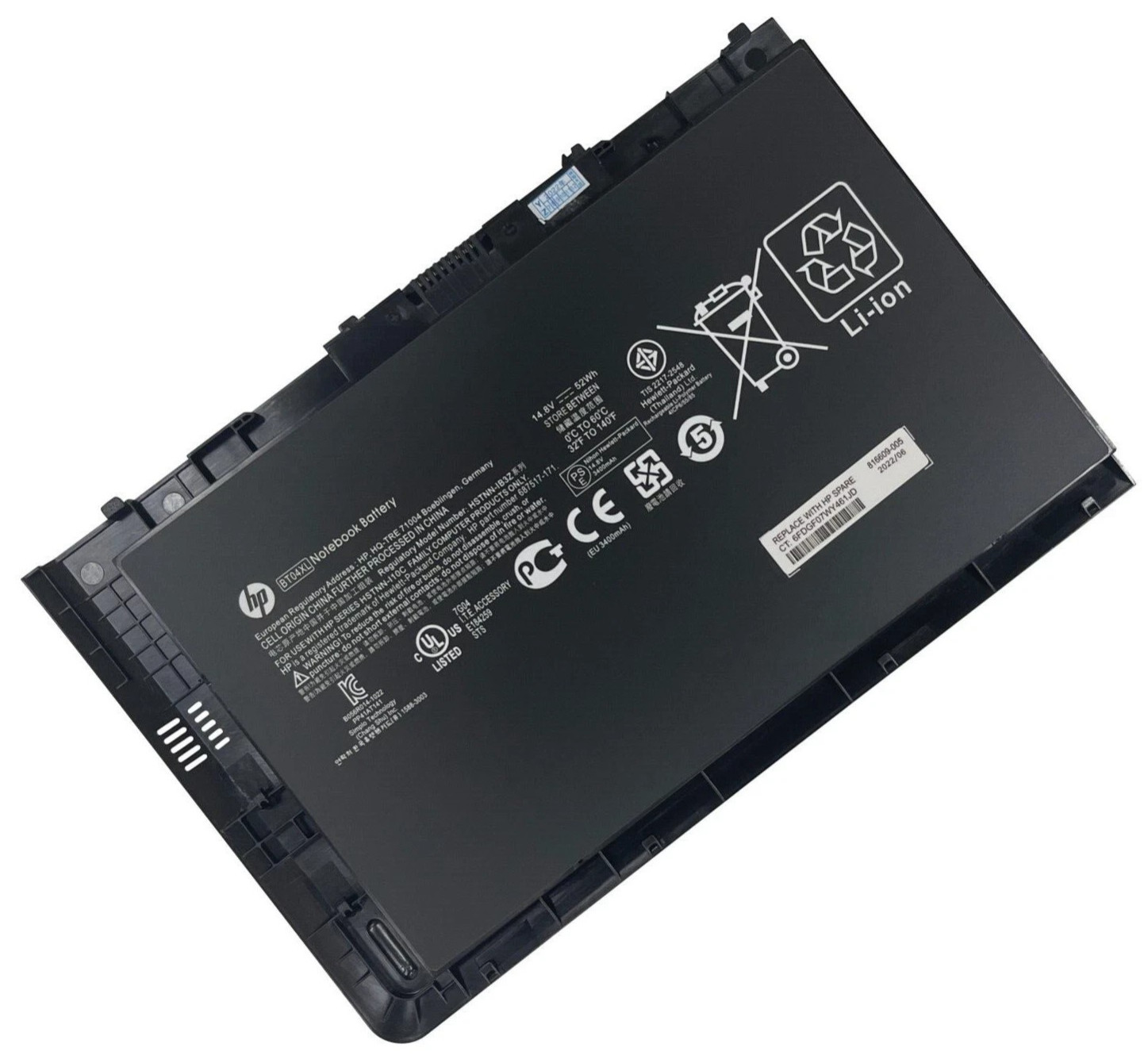 Genuine NEW BT04XL Battery for HP EliteBook 9470m 9480m 682962-001 687945-001