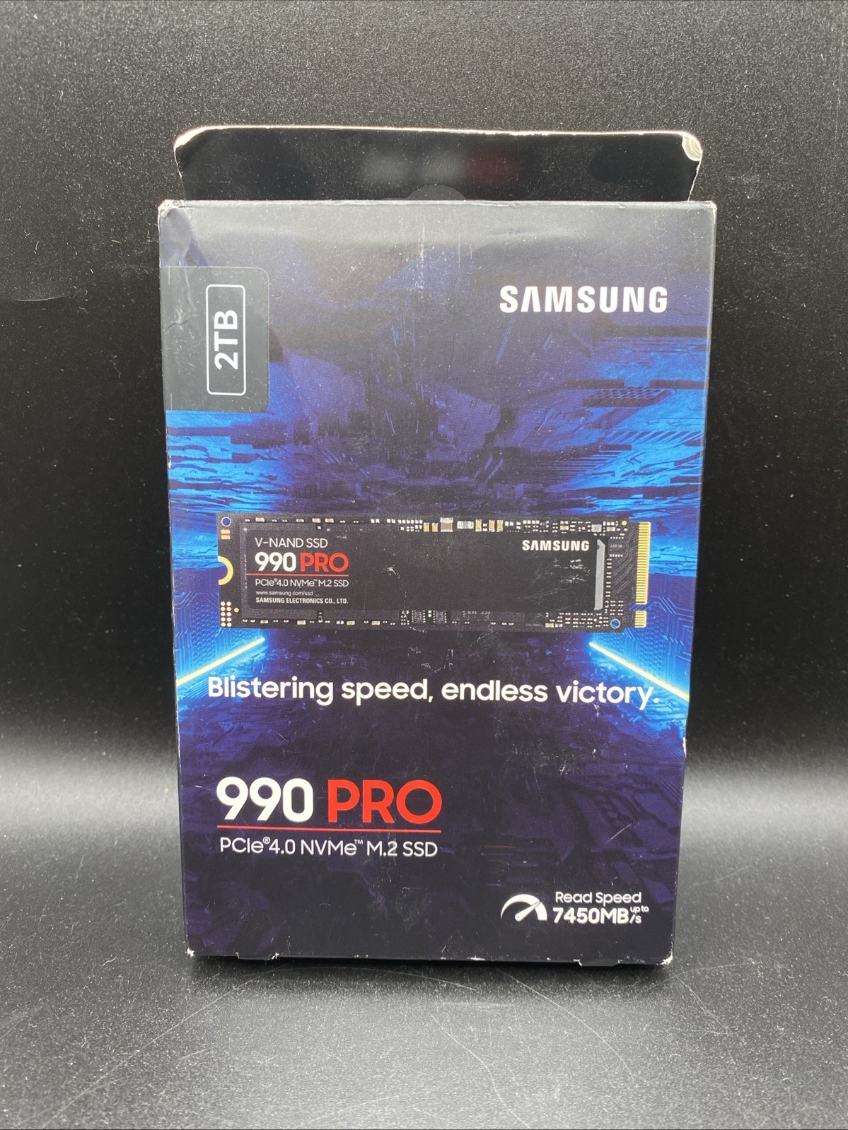 Samsung 990 PRO 2TB NVMe PCIe 4.0 M.2 2280 (MZ-V9P2T0B/AM) Internal SSD