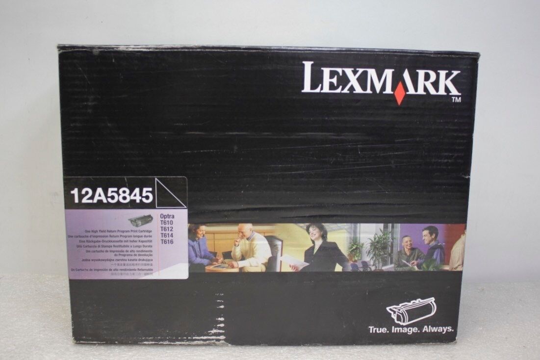 *Genuine* Lexmark 12A5845 Black Toner Print Cartridge T610 T612 T614 T616