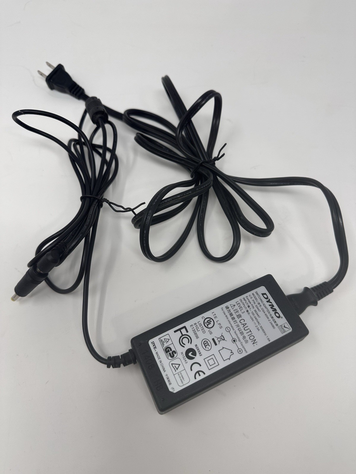 Genuine DYMO DSA-65W-2 24060 AC Adapter 24V 2.5A Power Supply Charger