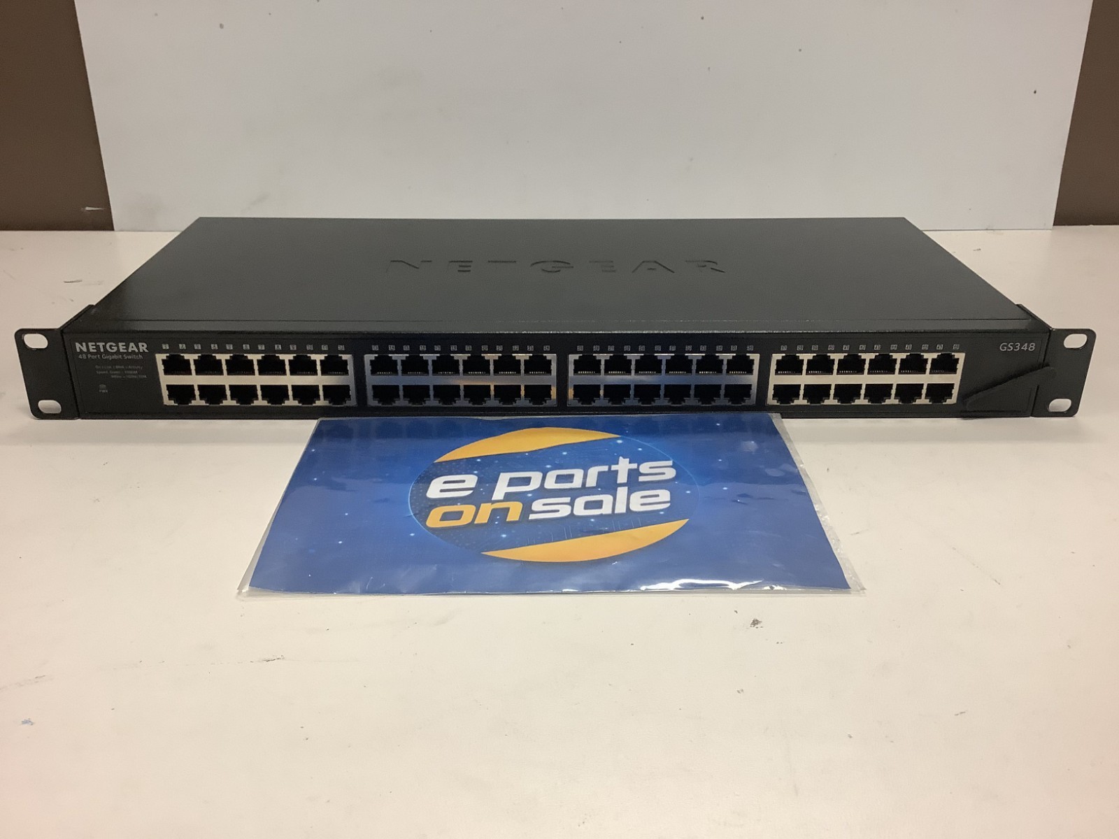 NETGEAR GS348 48-Port Unmanaged 96Gbps Gigabit Ethernet Network Switch, L-K3B