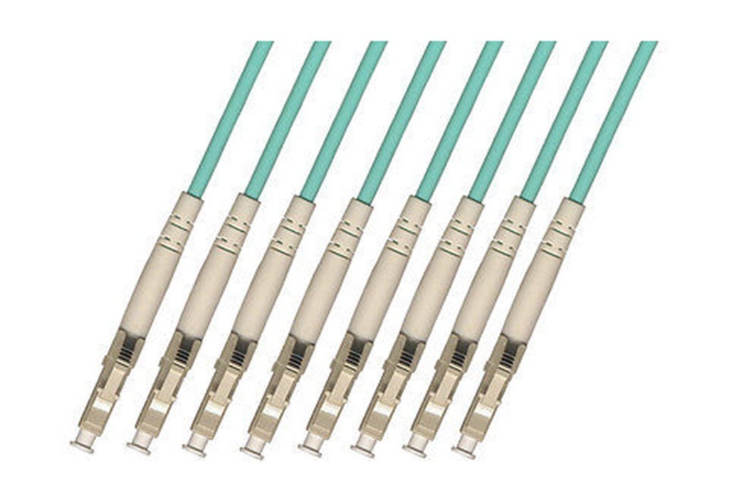 75M INDOOR ARMORED LC-LC 8 STRANDS OM3 50/125 MULTIMODE FIBER CABLE