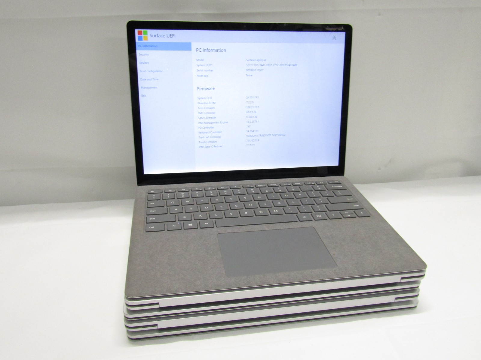 Lot of 5 Microsoft Surface Laptop 4 2.60GHz i5-1145G7 8GB RAM 256GB SSD NO OS
