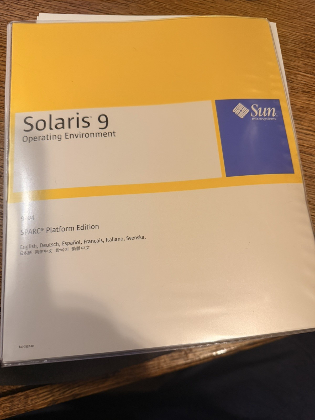 Sun Microsystems Solaris 9 Operating System Environment OS  SPARC DVD CD 9/04 