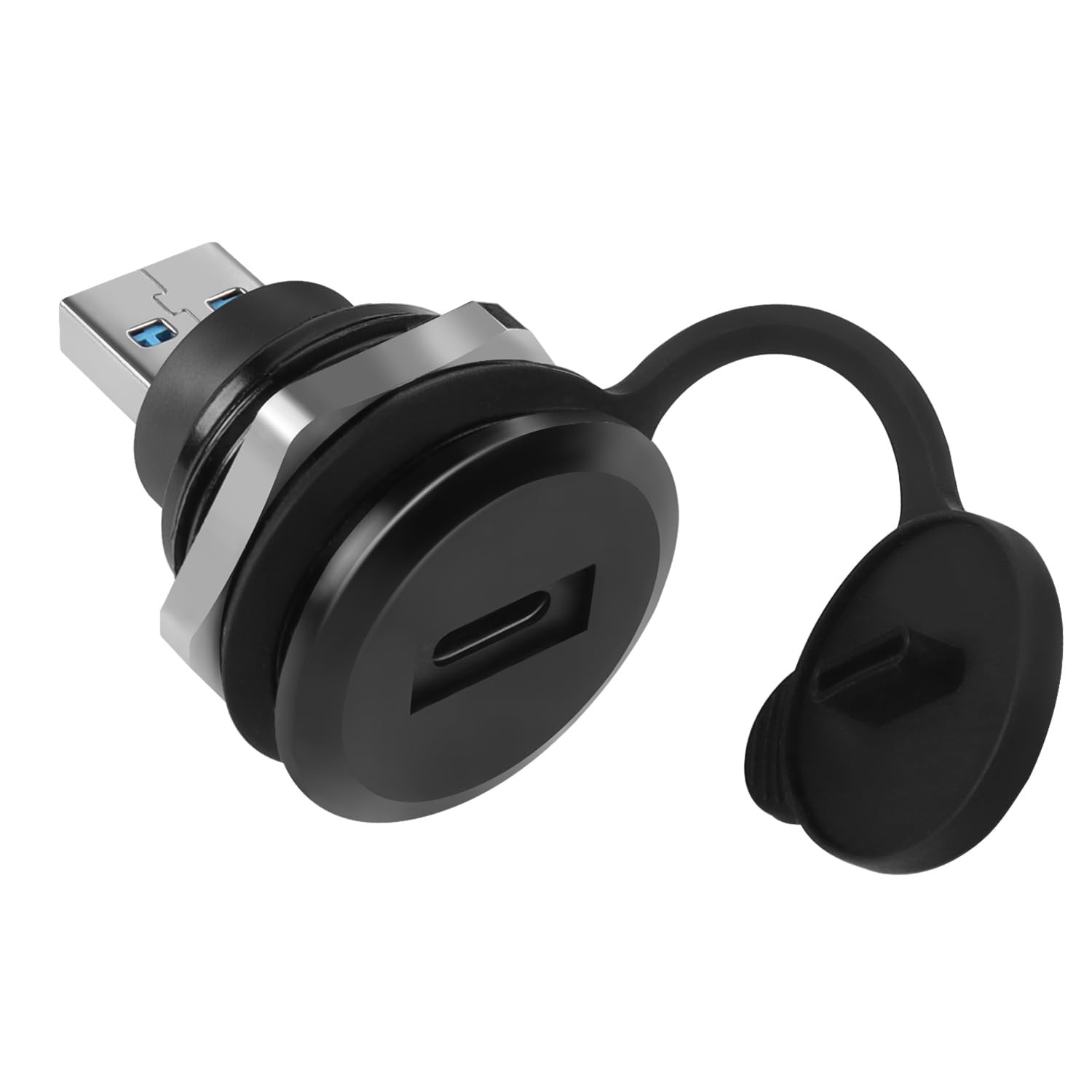 USB C Adapter - USB 3.0 Male to USB C Female Circular Connector - 5Gbps Data ...