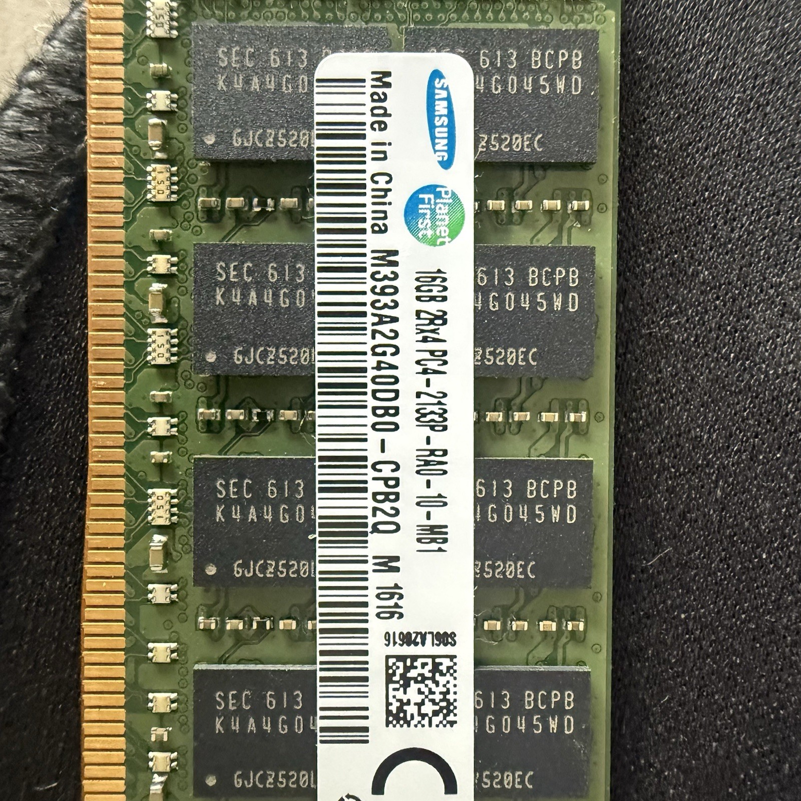 Lot of 3 16GB PC4-2133P Server Ram / ECC Memory - Lenovo PN 47J0253