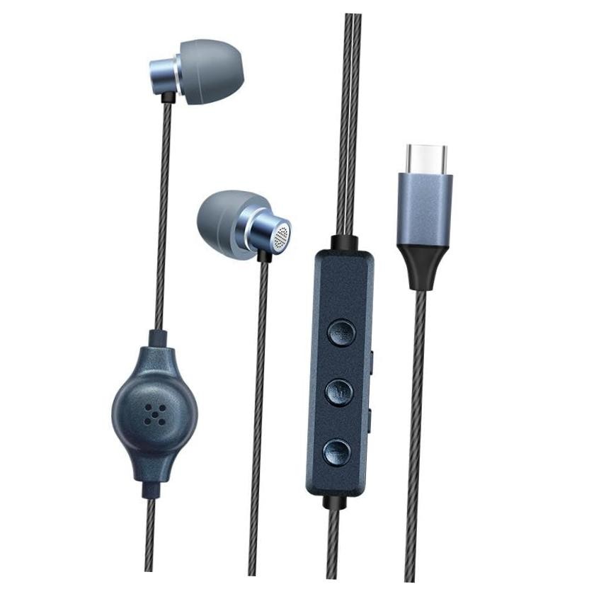 All-in-One Karaoke Headset with Built-in Sound Card, Voice Changer，Reverb. Blue