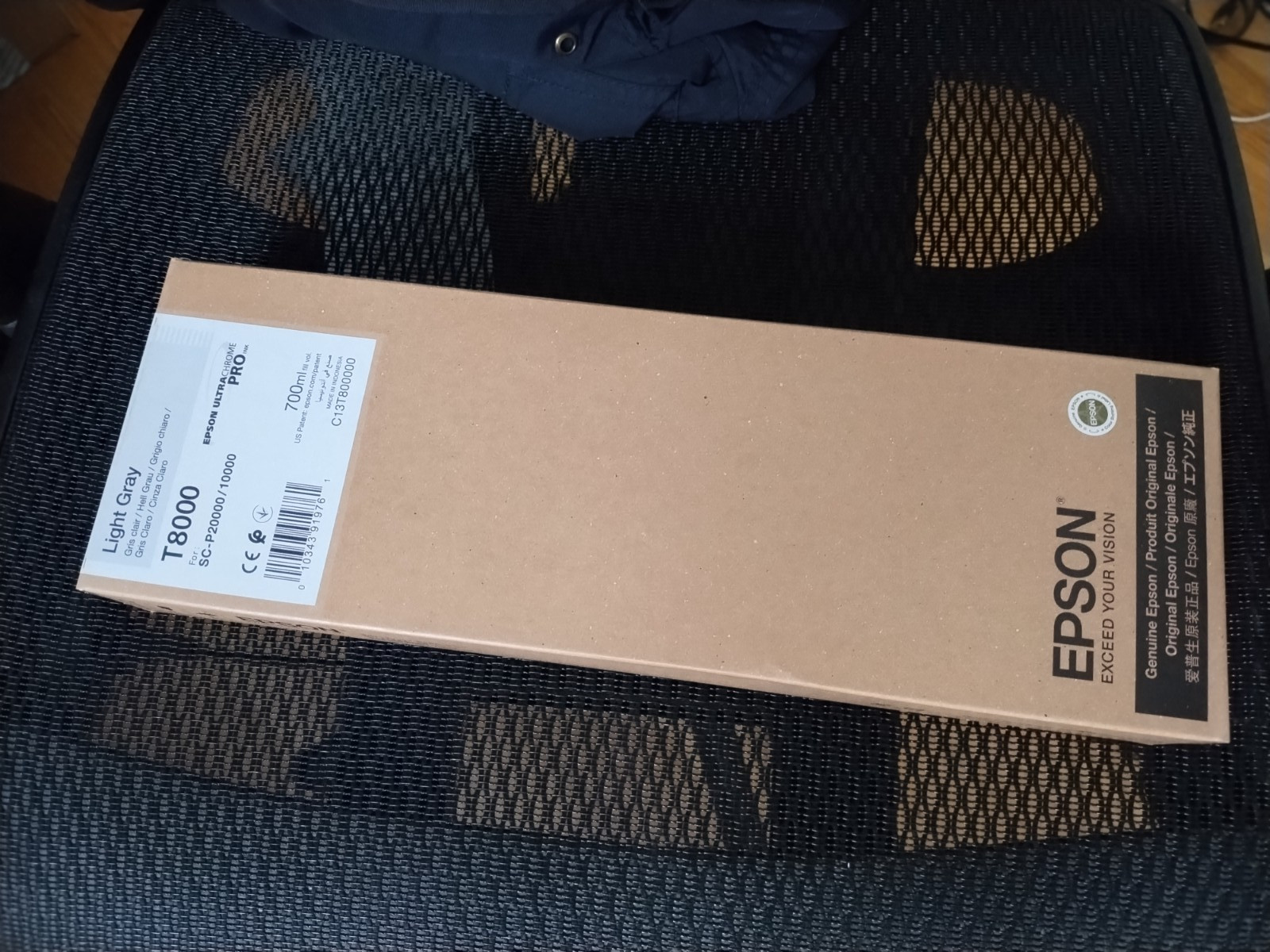 2025 GENUINE EPSON LIGHT GRAY INK T8000 SURECOLOR SC-P20000 SC-P10000 GREY New