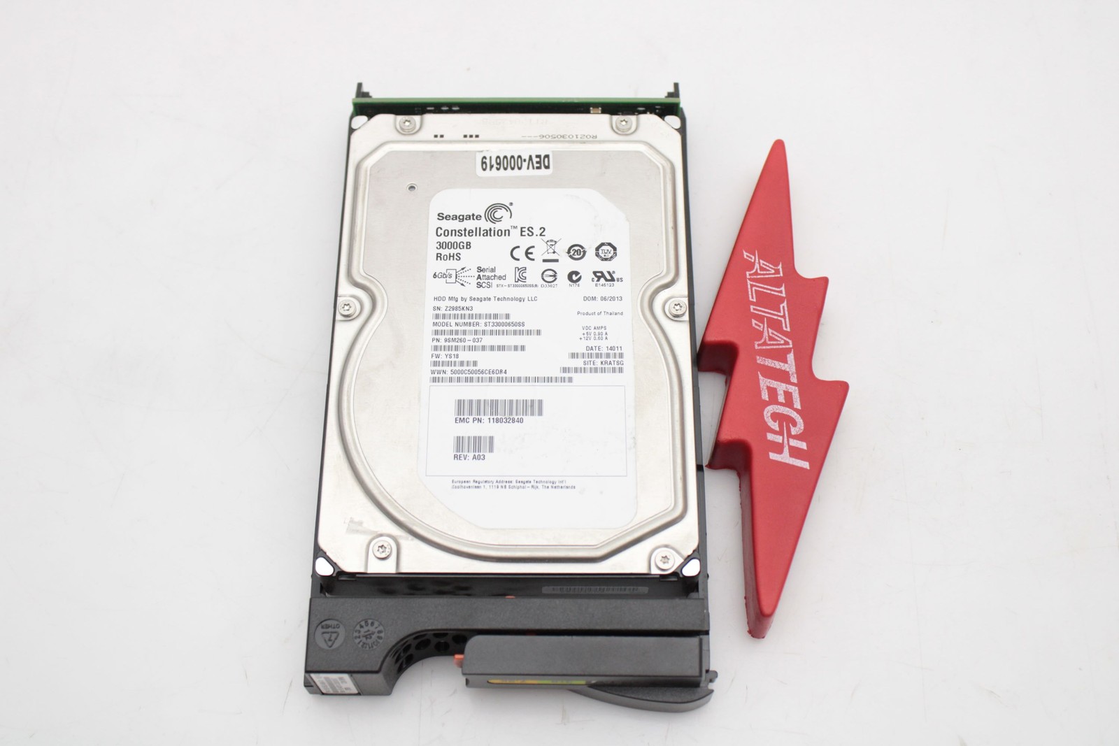 EMC 100-563-998 3TB 7.2K SAS 3.5 6G DD2500