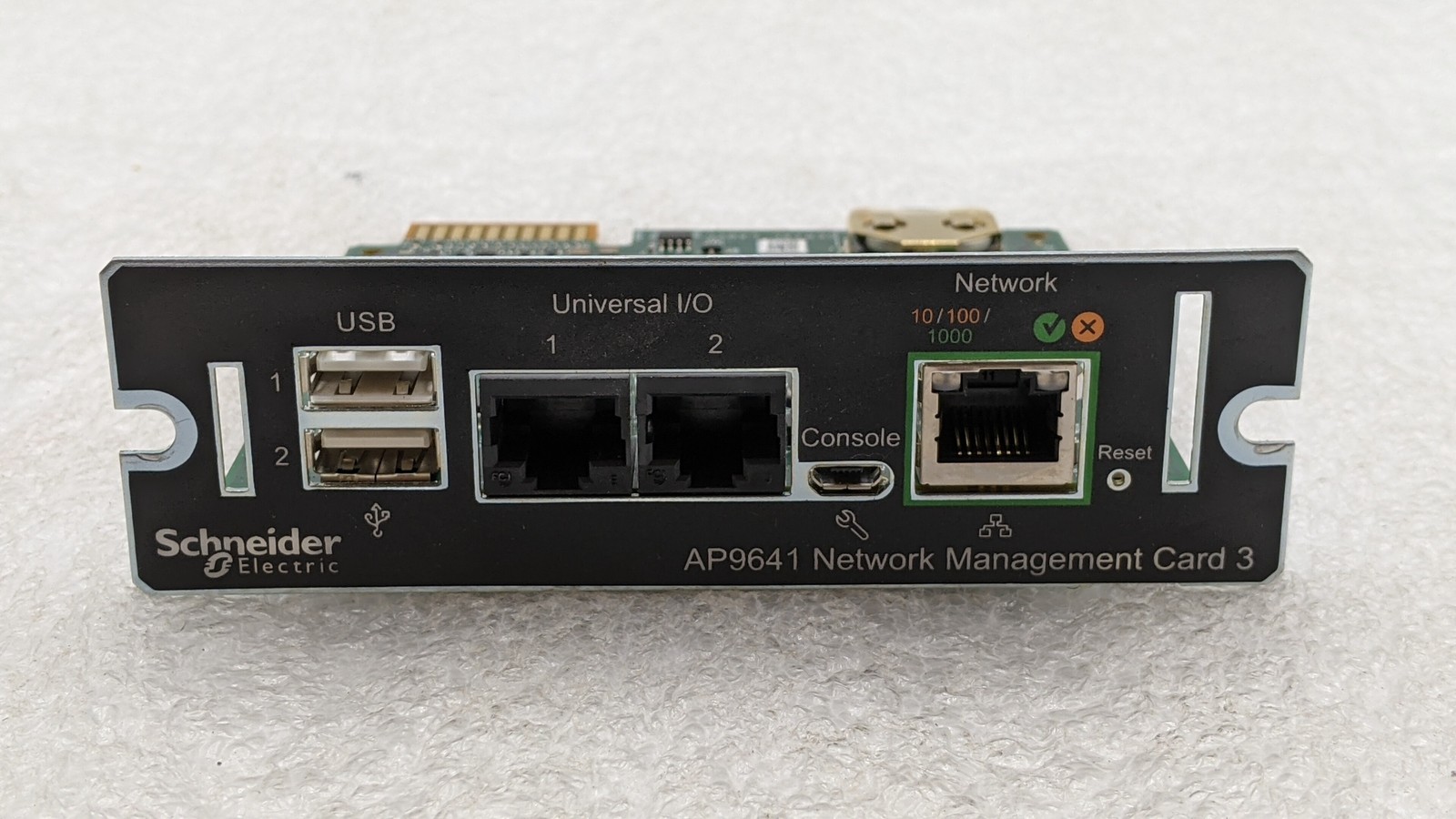 Schneider Electric 10/100/1000 AP9641 APC UPS Management Network Card 3 Free S/H