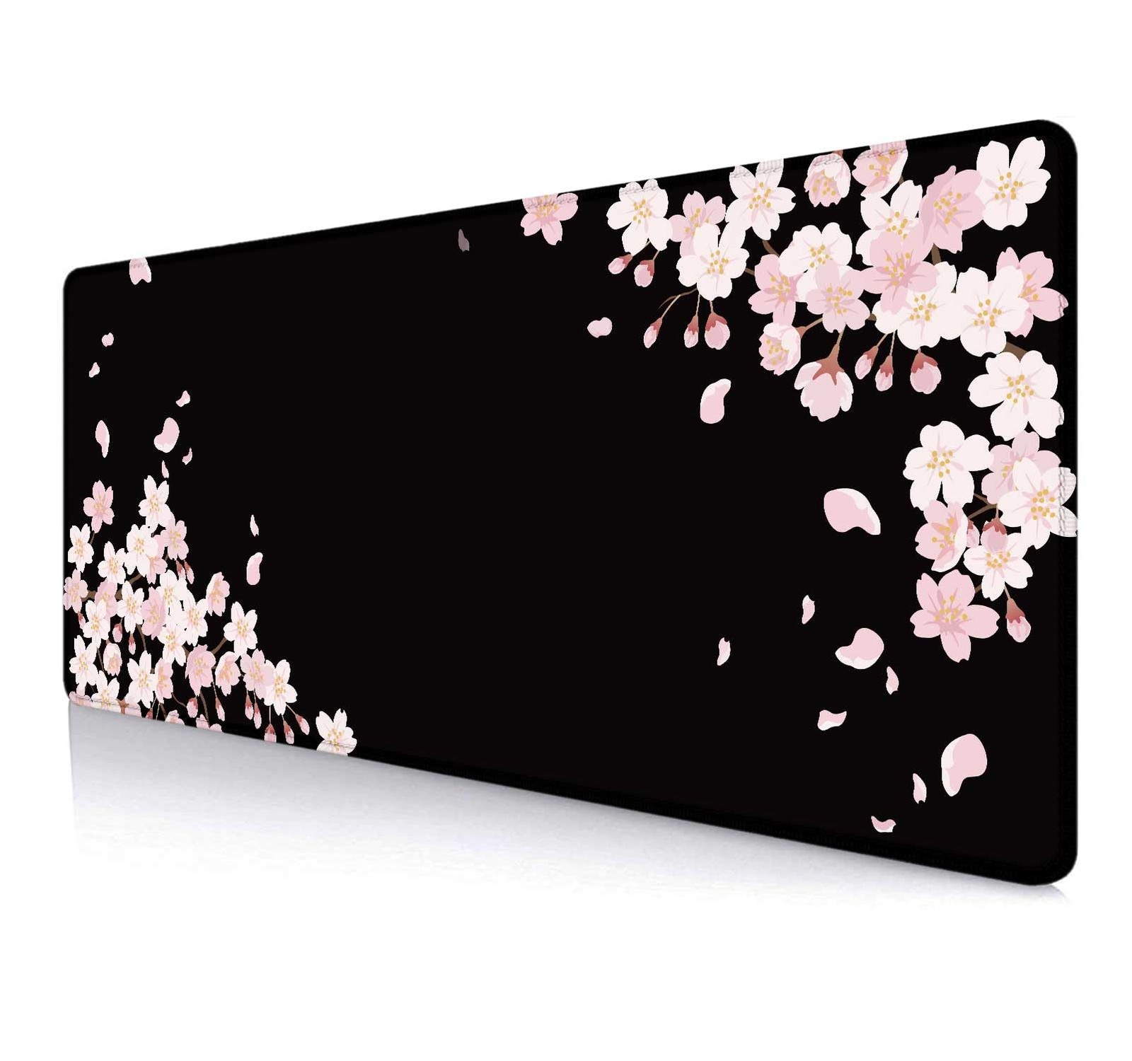 Sakura Japanese Desk Mat Cherry Blossom Large Gaming Mouse Pad 31.5x11.8 Inch