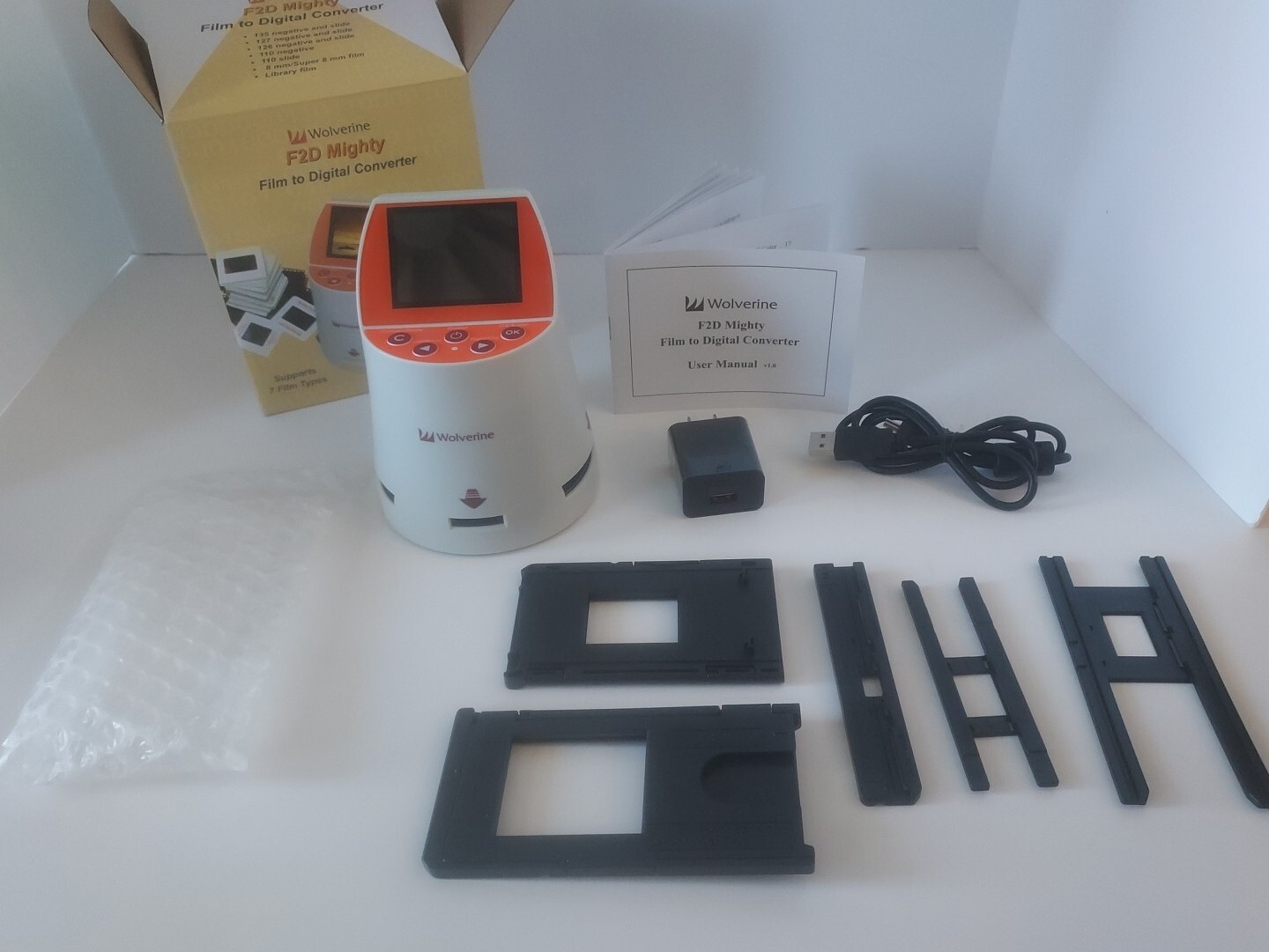 Wolverine F2D Mighty 20MP 7-in-1 Film to Digital Converter