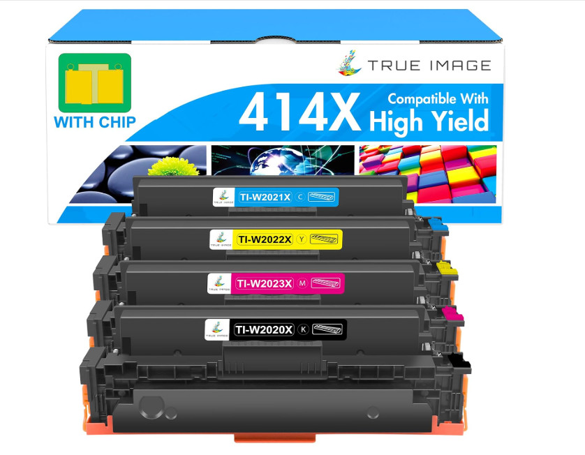 414X Toner Cartridges 4 Pack High Yield 414A for HP 414X 414 M479fdw M454dw