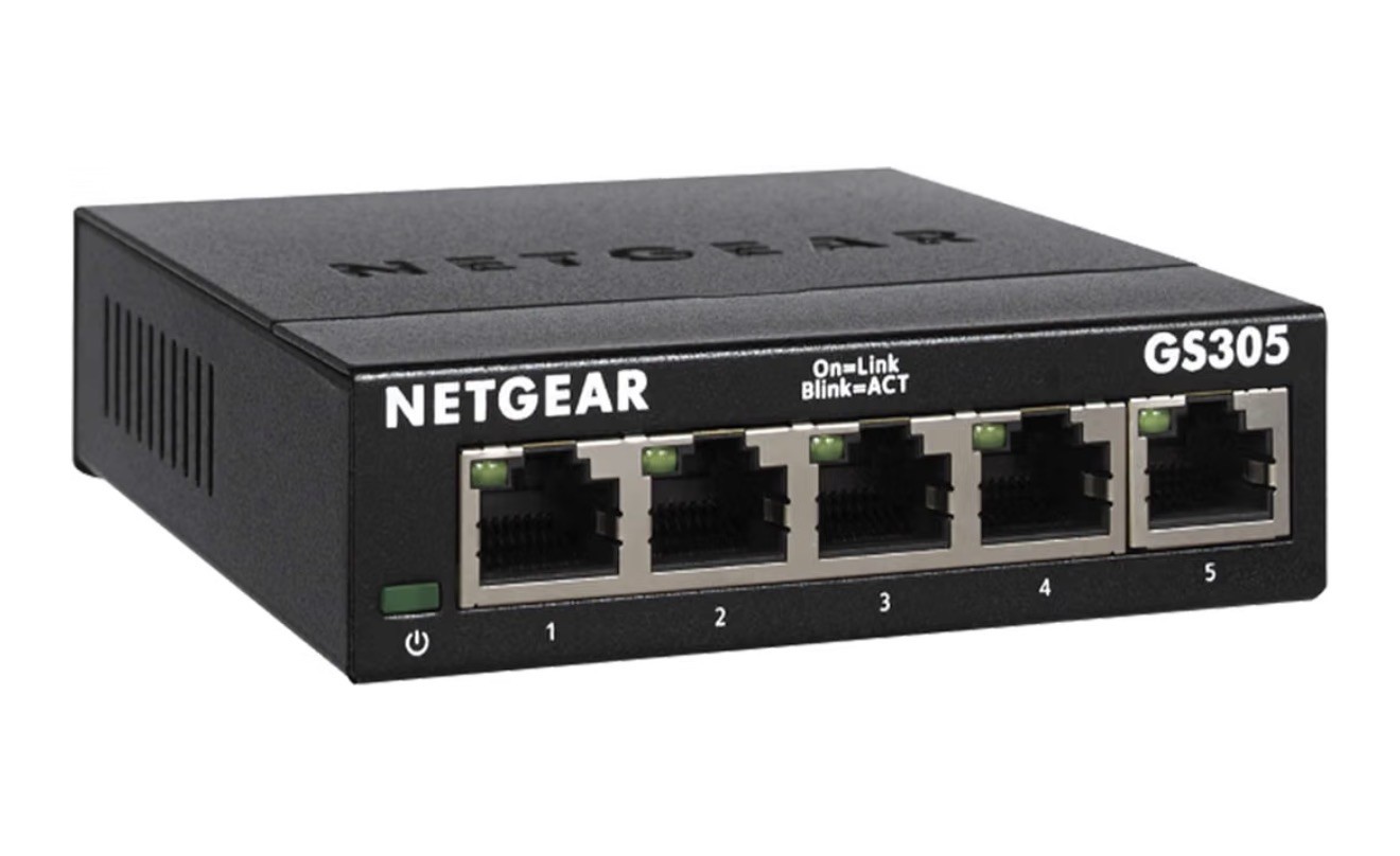 NETGEAR 5-Port Gigabit Ethernet Unmanaged Network Switch (GS305)