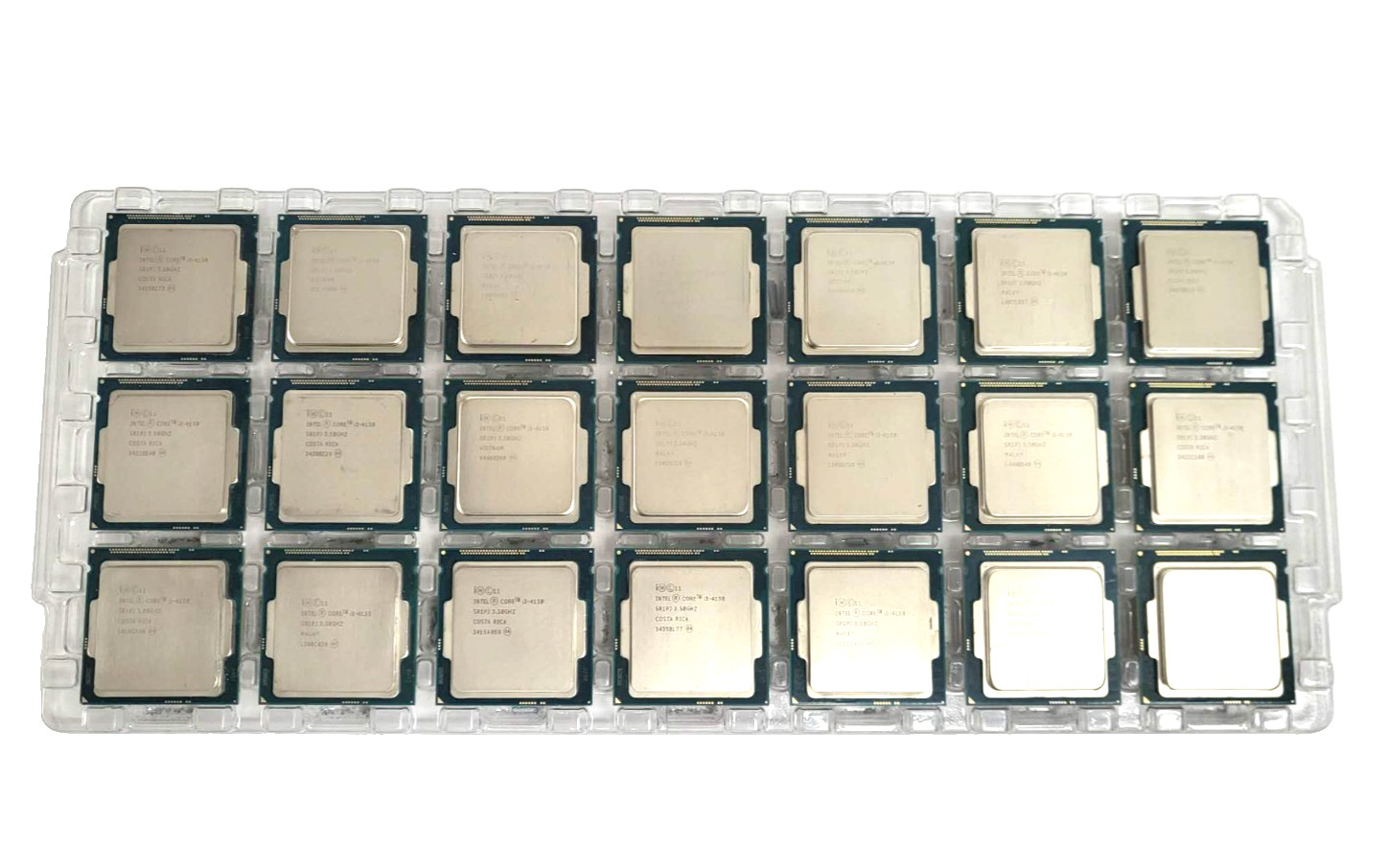 Lot of 21 - Intel Core i3-4150 CPU SR1PJ 3.50GHz Desktop Processor LGA-1150