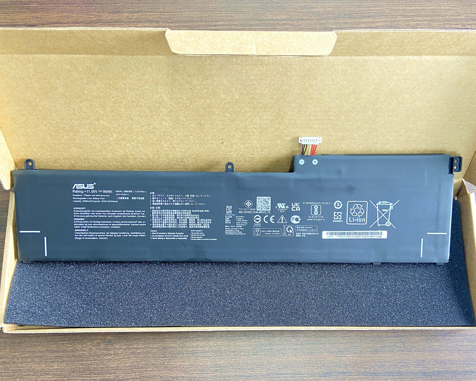 Genuine C32N2002-2 Battery Asus ZenBook Pro 15 Flip OLED UP6502ZA UP6502ZD Serie