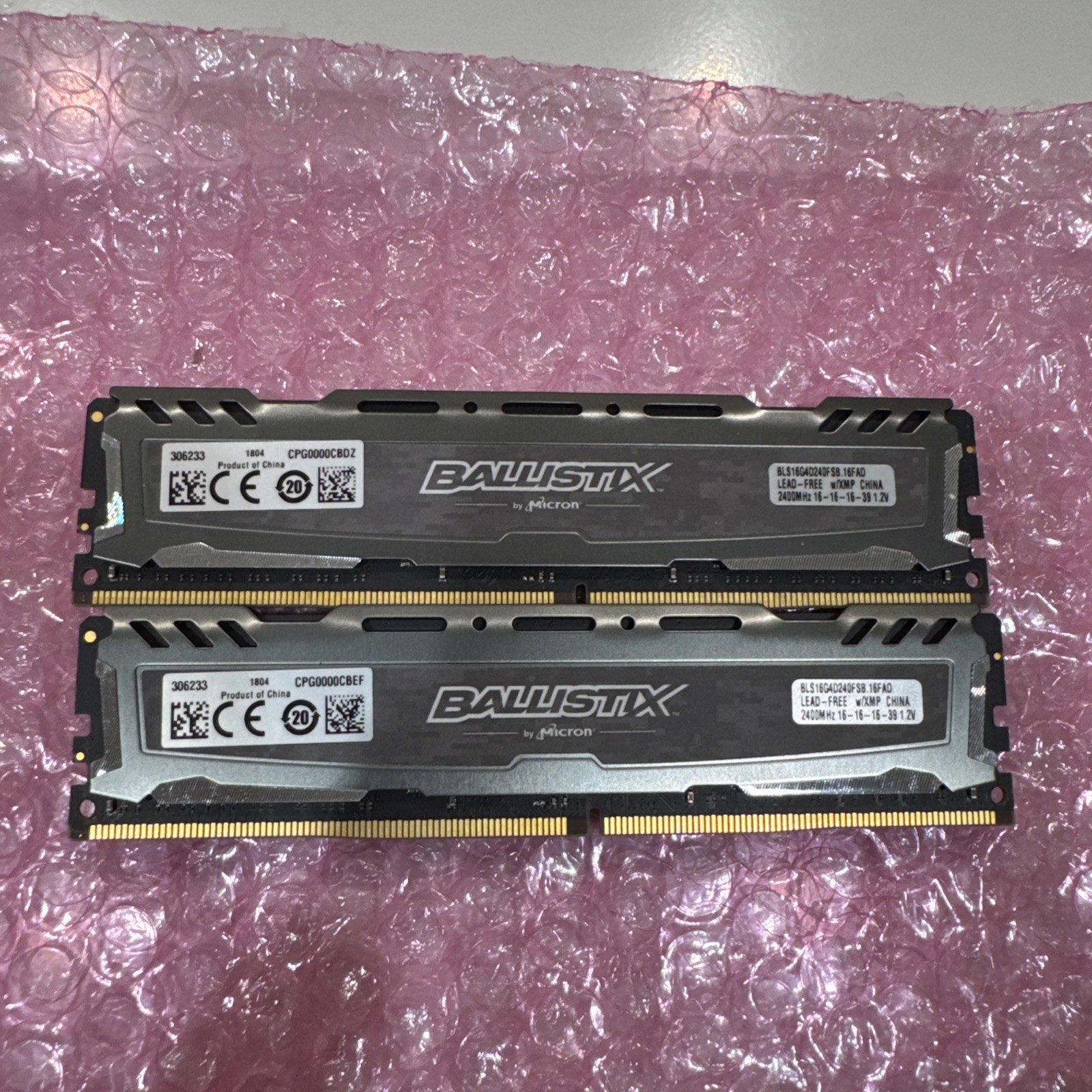 Crucial Ballistix 32GB (2x16GB) DDR4 2400MHz RAM Memory BLS16G4D240FSB.16FAD