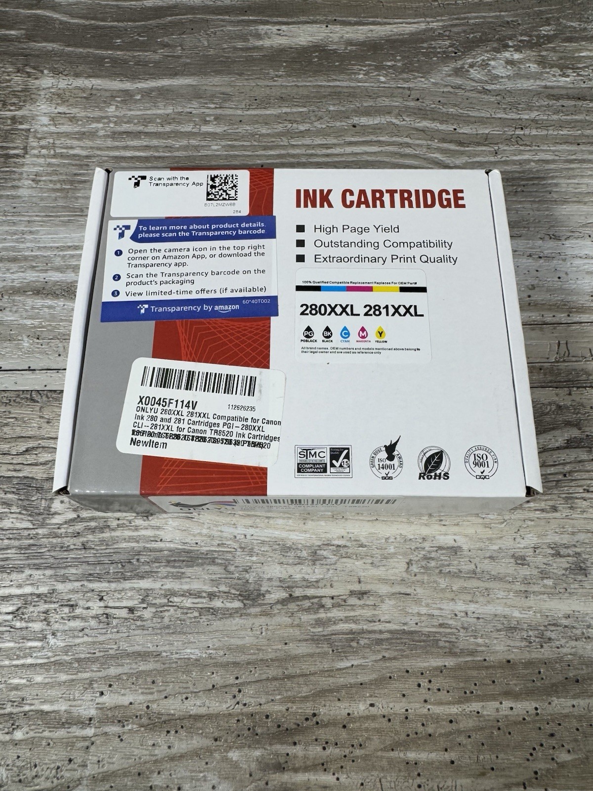 280XXL 281XXL Compatible for Canon Ink 280 and 281 Cartridges PGI-280XXL CLI-281