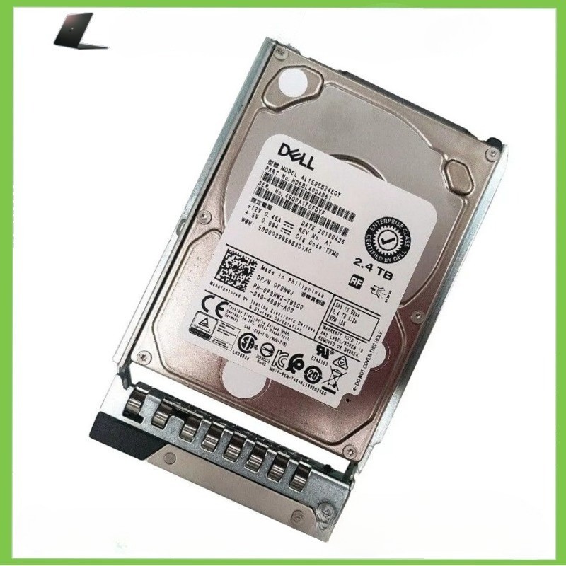 NEW Dell 0F9NWJ 2.4TB 10K SAS 12G AL15SEB24EQY HDD Hard Drive w/ 14G 15G Tray