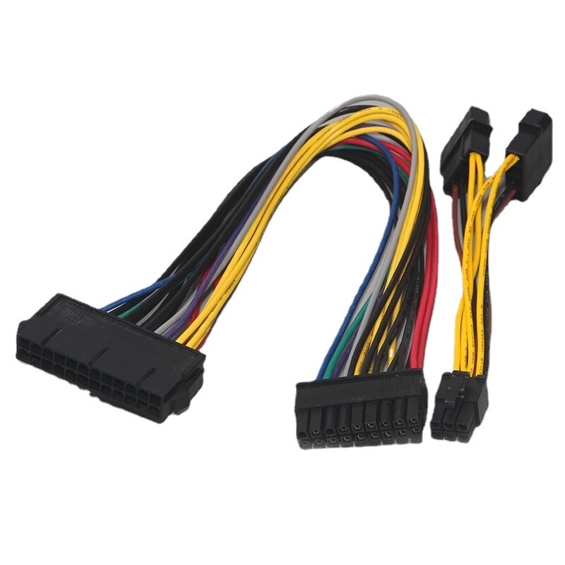 ATX 24Pin to 18Pin + Dual IDE Molex to 6Pin Power Cable for HP Z600 Workstation 