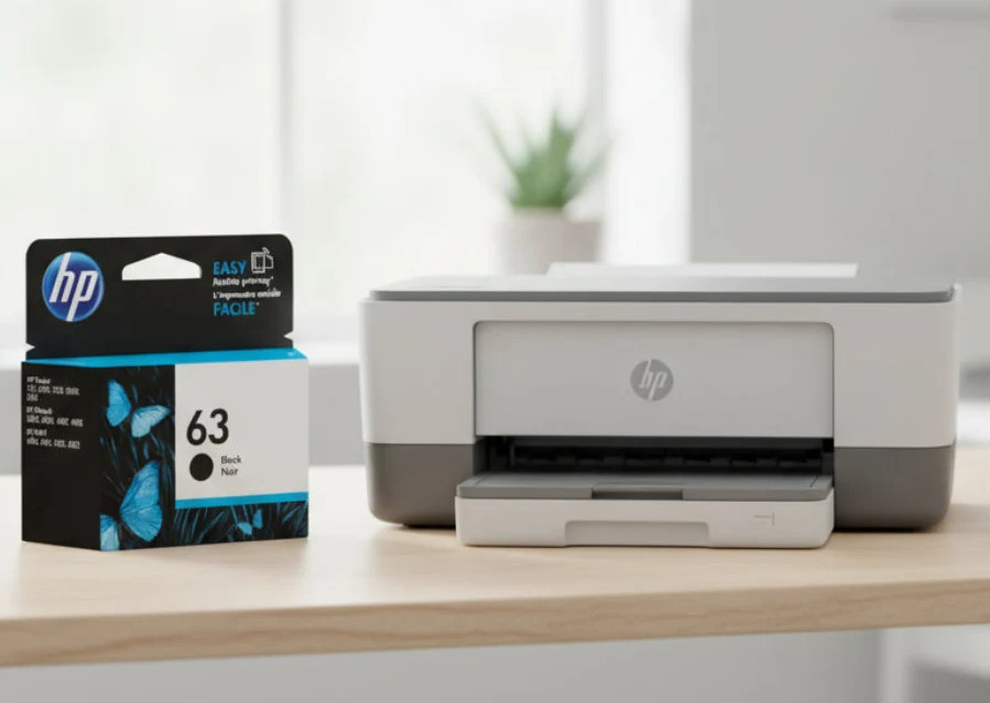 HP 63 Black Ink Cartridge exp 2027