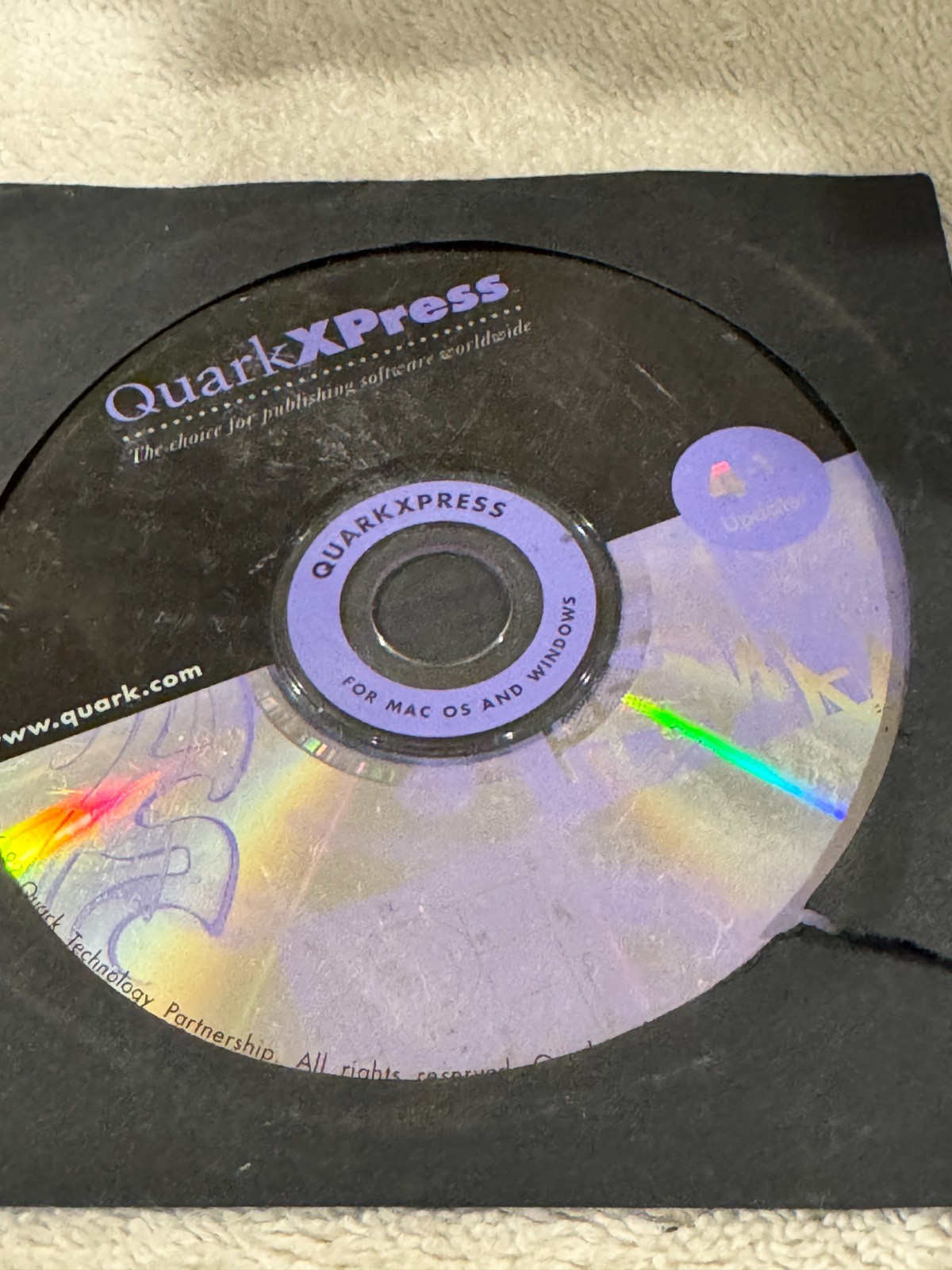 QuarkXpress  V4.1 Updater - VERY GOOD CONDITION