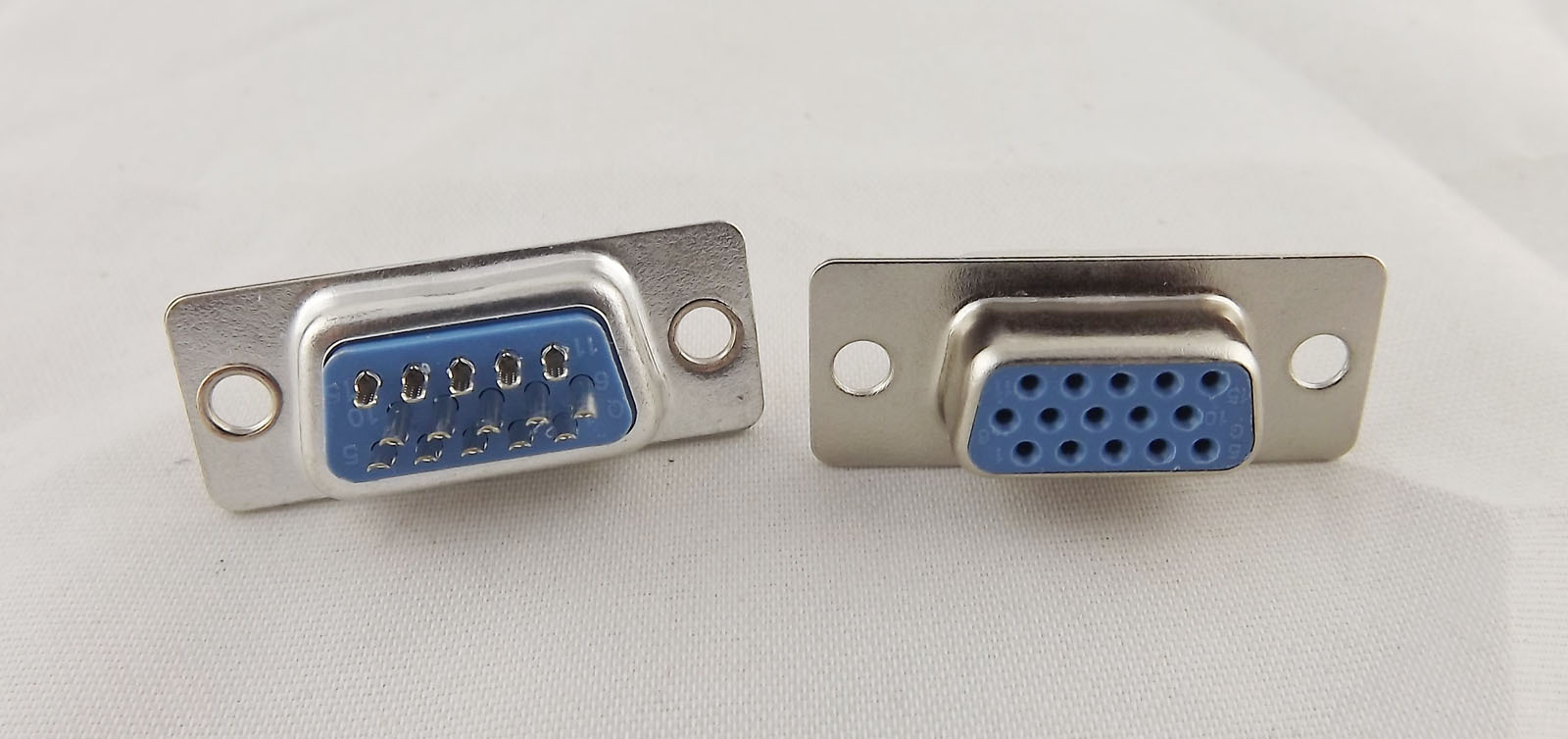10pcs VGA DB15 15-Pin D-SUB 3 Rows Female Socket Solder Type Connector Adapter