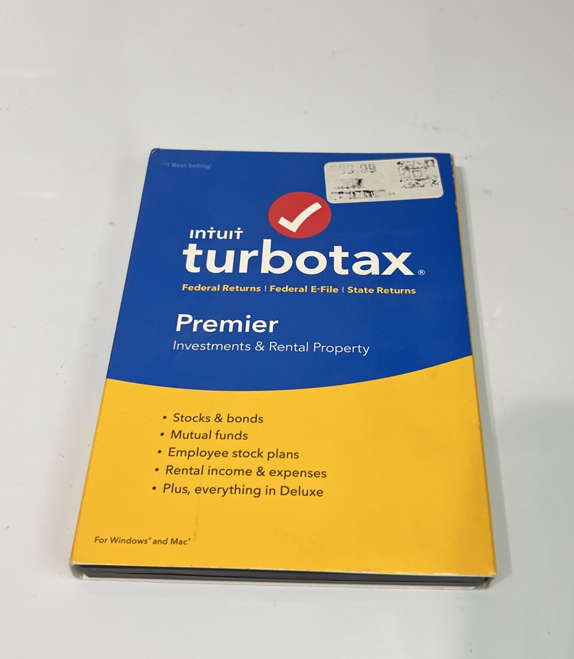 Genuine TurboTax Premier 2018 Federal + E-File State Window / Mac Sealed New