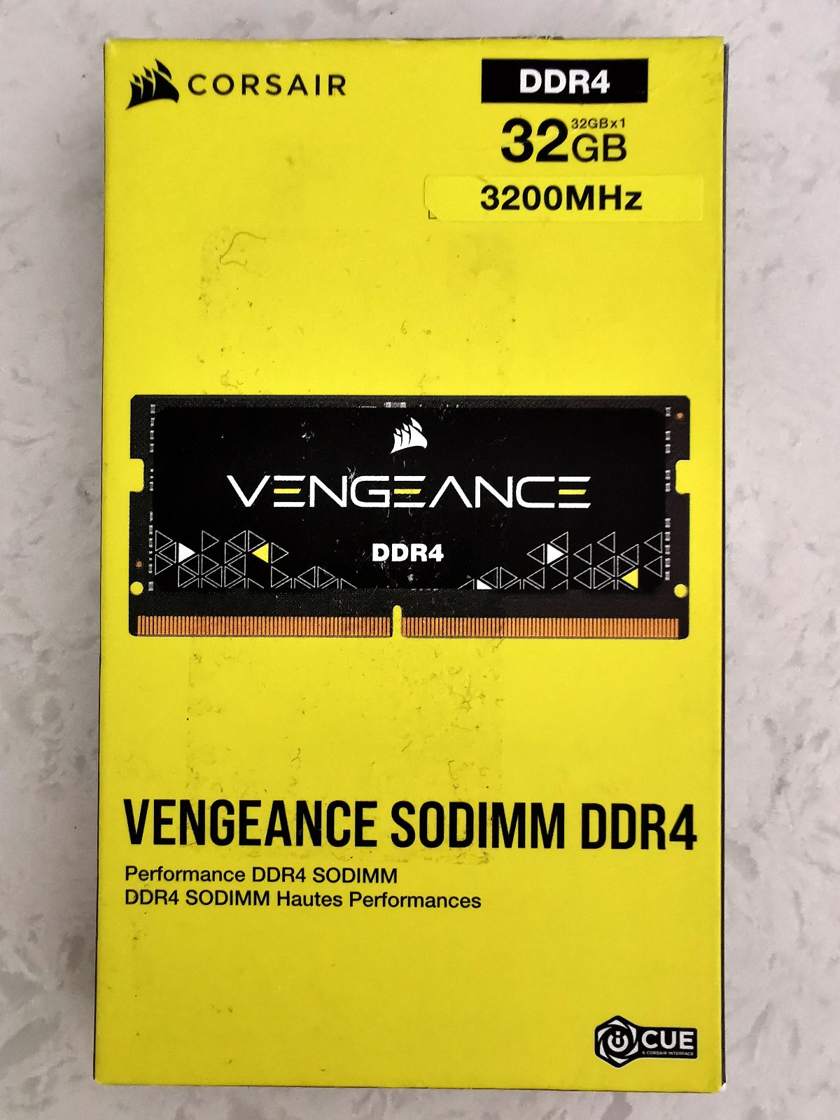 Corsair Vengeance 1x 32GB DDR4 SODIMM 3200Mhz Notebook Laptop Memory RAM