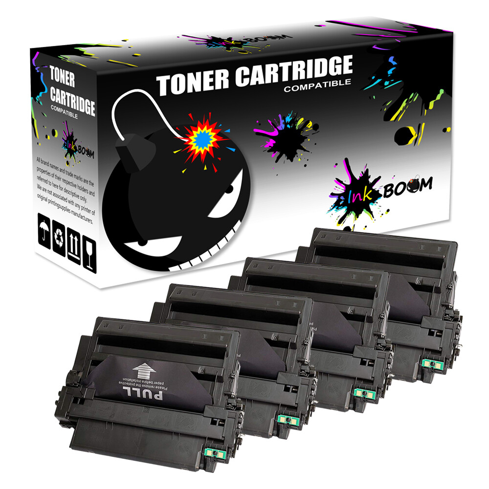 4 Black Toner Cartridges replace for HP Q6511X 11X LaserJet 2430n 2430 Printer
