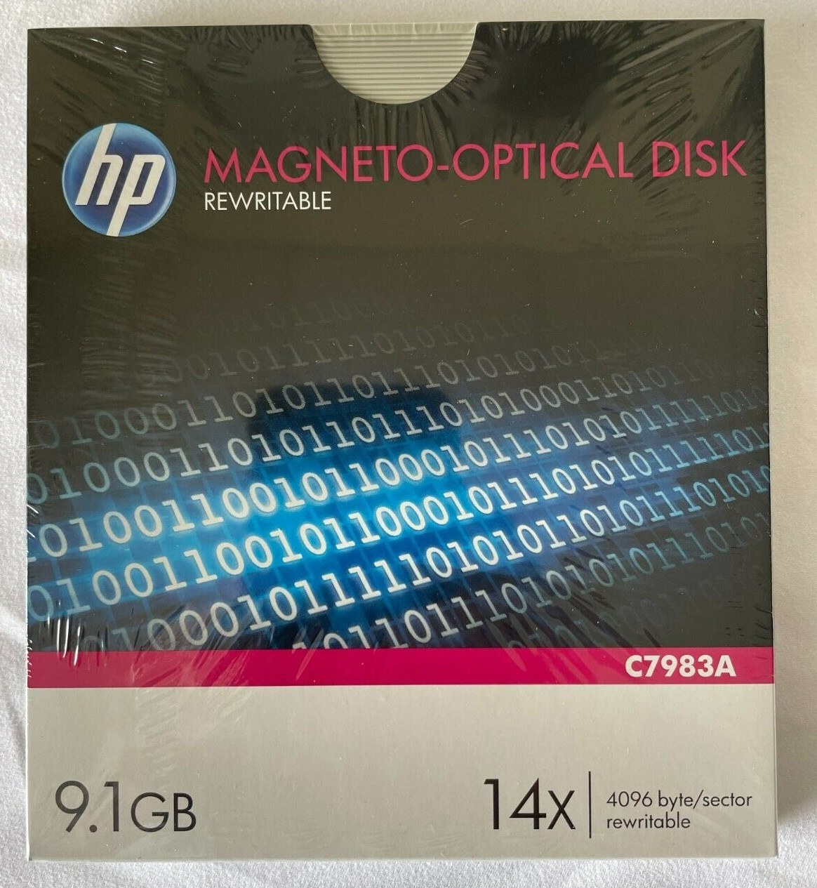 New Sealed HP C7983A 9.1GB Magneto-Optical Disk Cartridge 14x MO RW Rewritable 
