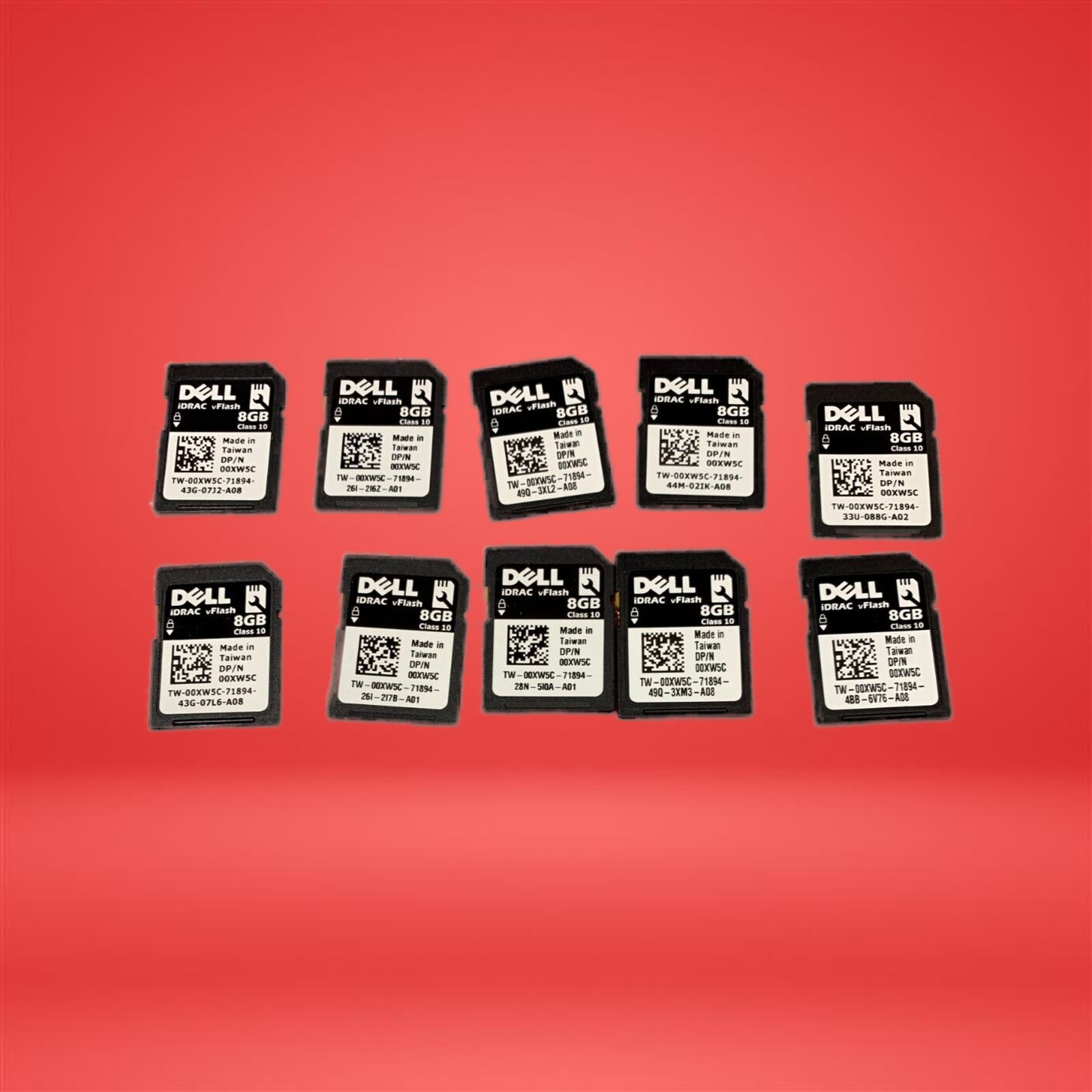 Genuine Dell iDRAC vFlash 8GB SD Card Lot of 10