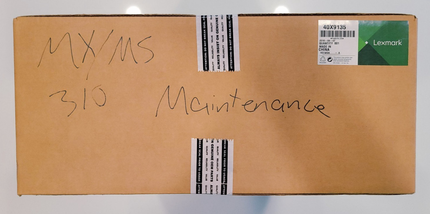 Genuine Lexmark 40X9135 Fuser Maintenance Kit MX310 MX410 MX510 MX511 XM1145