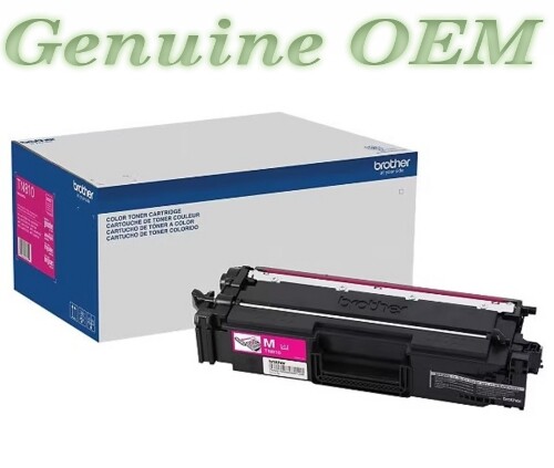 TN-810M/TN810M Original OEM Brother Toner Cartridge, Magenta Standard Yield