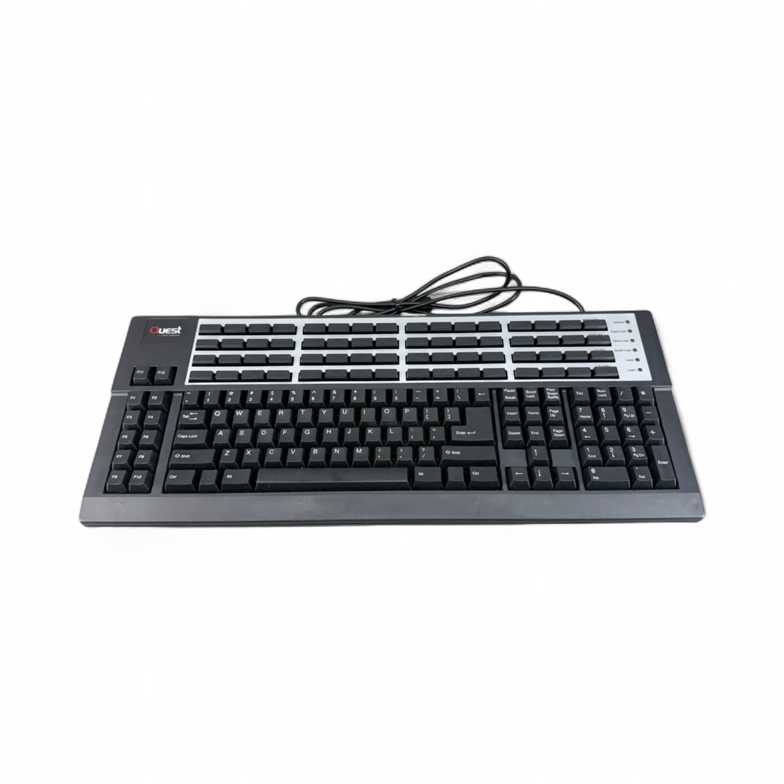 Quest Versakey V2708 Programmable Keyboard Macro Keys USB Wired - Tested