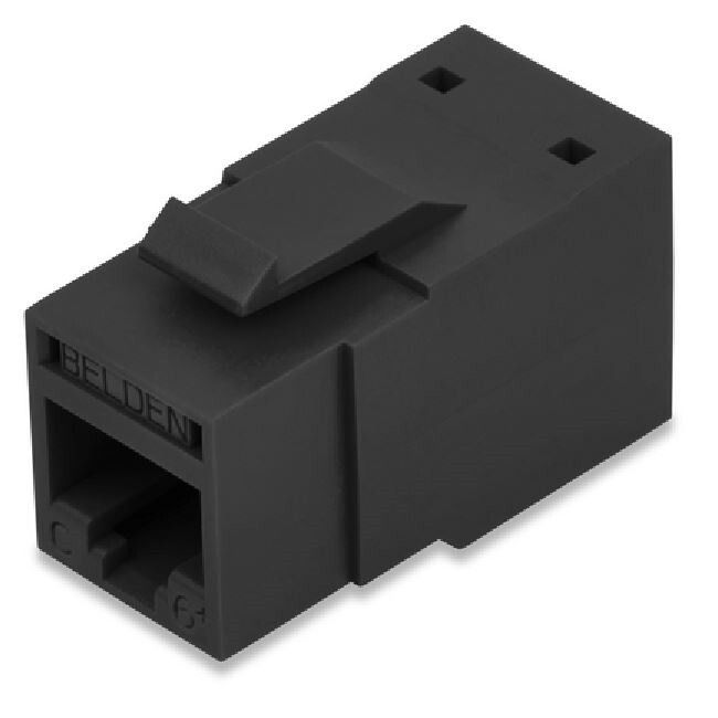 Belden RV6MJKUBK-S1 REVConnect CAT6+ UTP T568 A/B Black Modular Jack