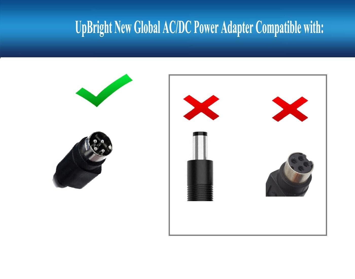 24V 4-Pin or 4-Hole AC DC Adapter For Makerbot Replicator 2x Desktop 3D Printer