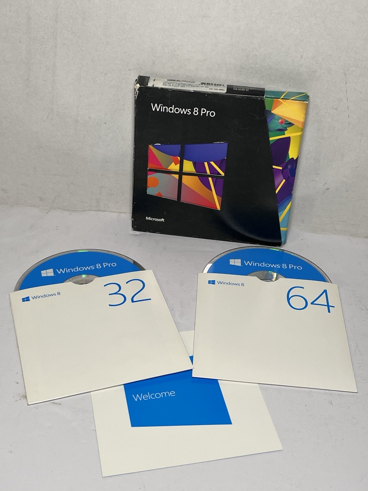 Microsoft Windows 8 Professional Full/Upgrade 32Bit & 64Bit