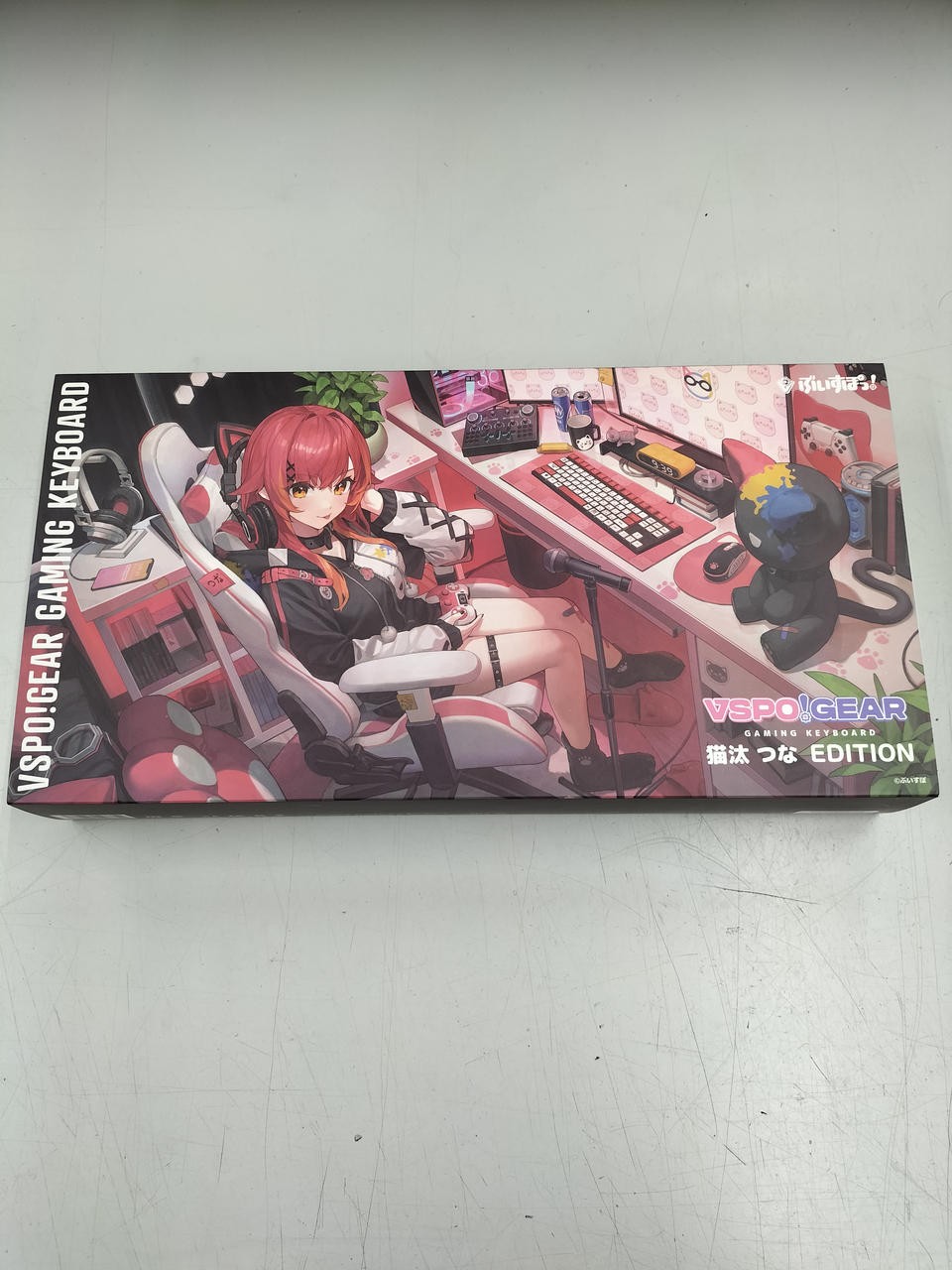 VSPO GEAR Gaming Keyboard Neko Tsubasa Edit Model VSPO KB Virtual Entertainment