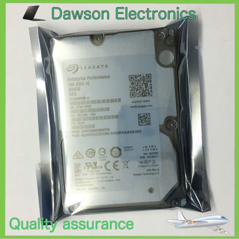 New SEAGATE ST600MP0005 600GB 12G 15K 2.5'' SAS 1MJ200 Hard Drive 100% Original