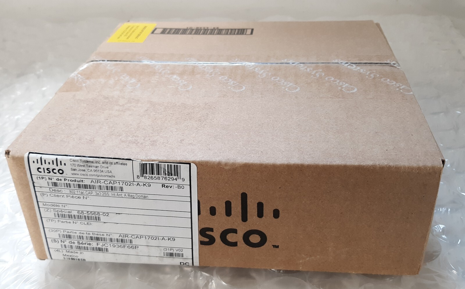 Cisco AIR-CAP1702I-A-K9 802.11ac Wireless Access Point NEW *SEALED*