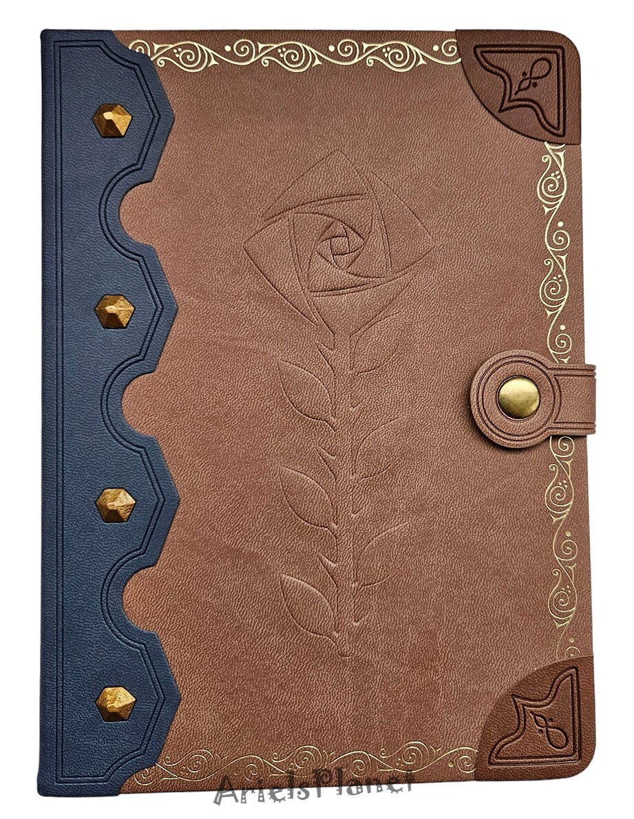 Disney Parks Wish Faux Leather Hard Cover Magnetic Closure Tab Journal