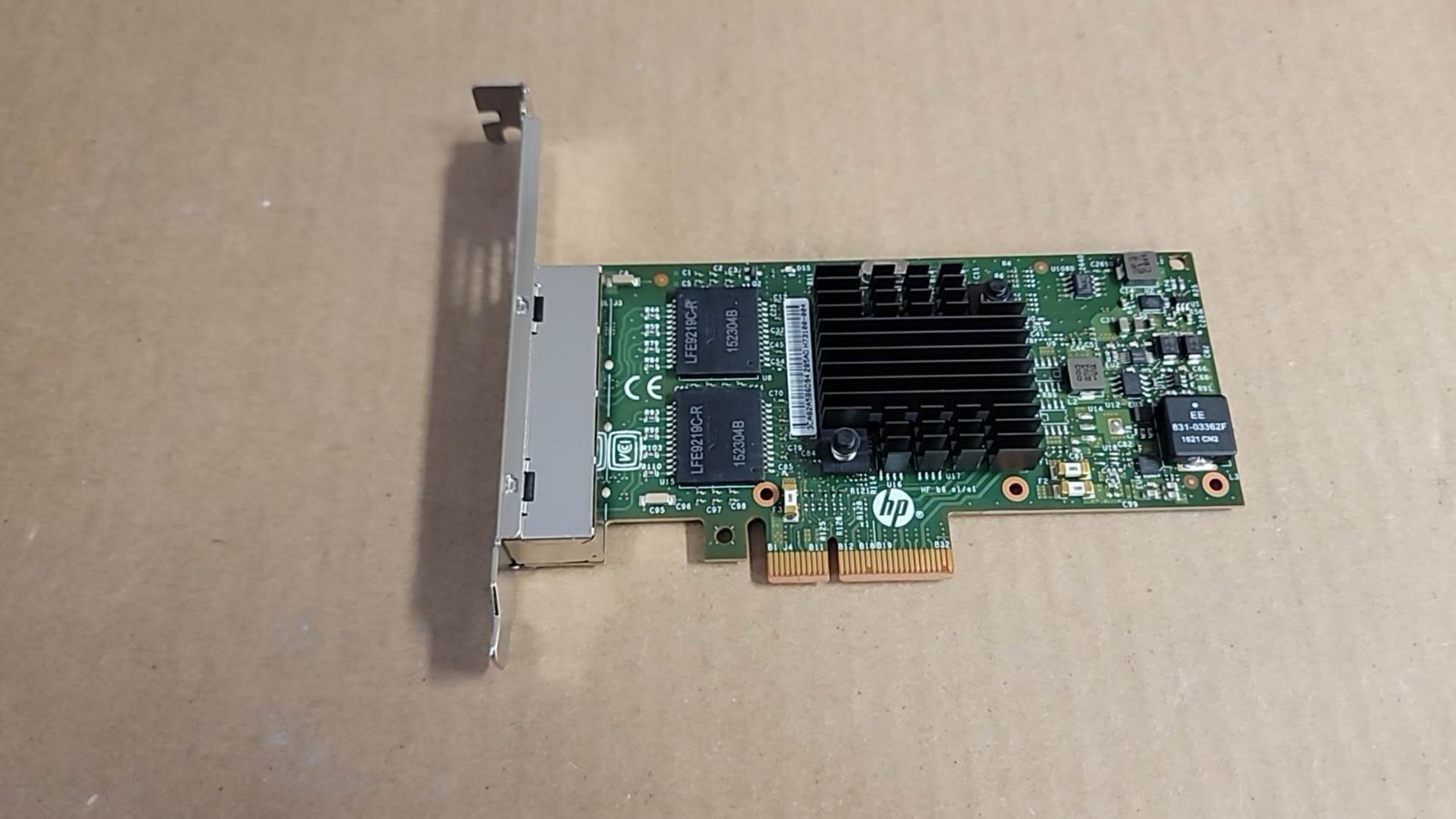 HPE Intel 366T Quad Port RJ-45 1Gb/s Ethernet Network Adapter 816551-001 -Long